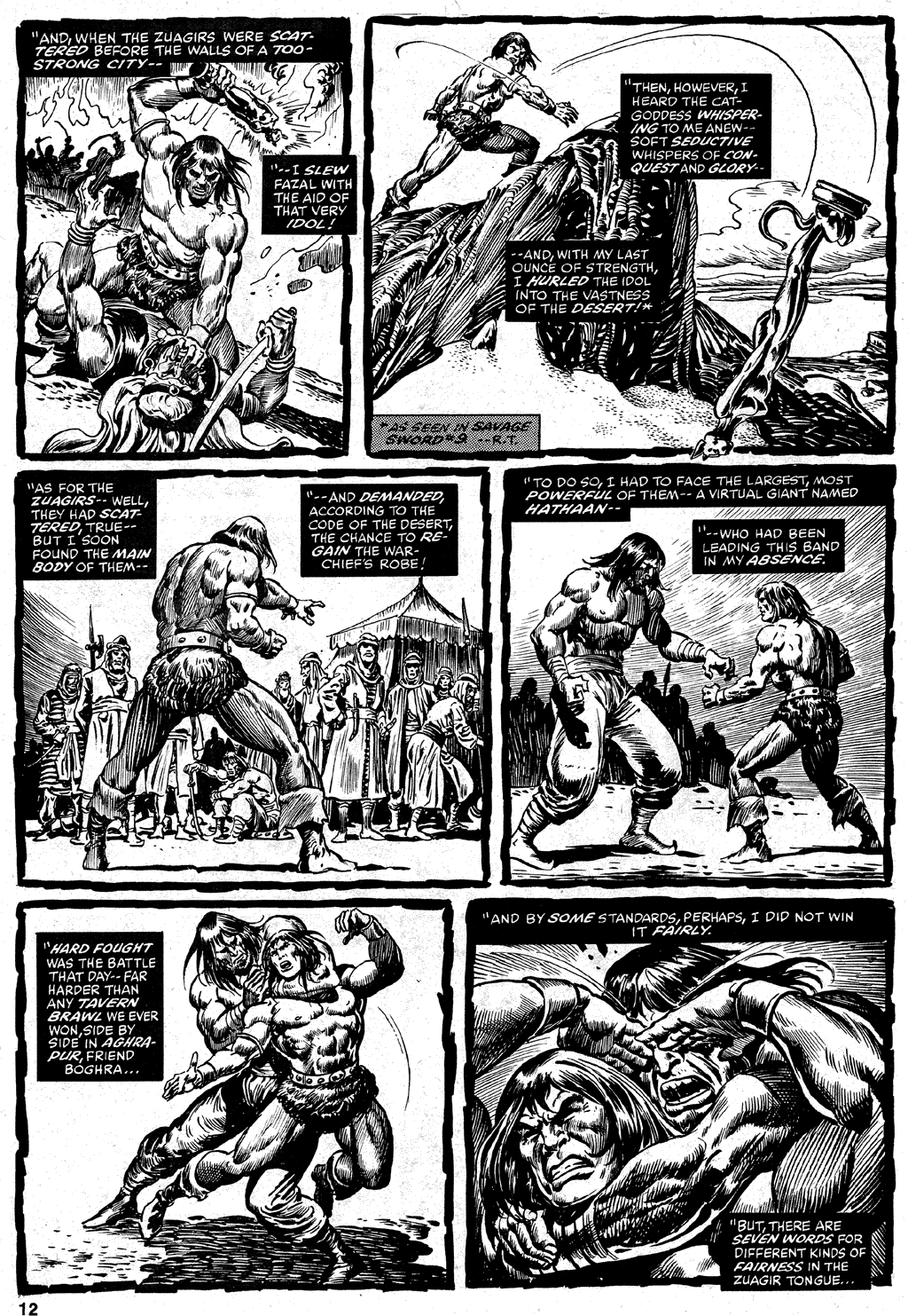 Read online The Savage Sword Of Conan comic -  Issue #35 - 12