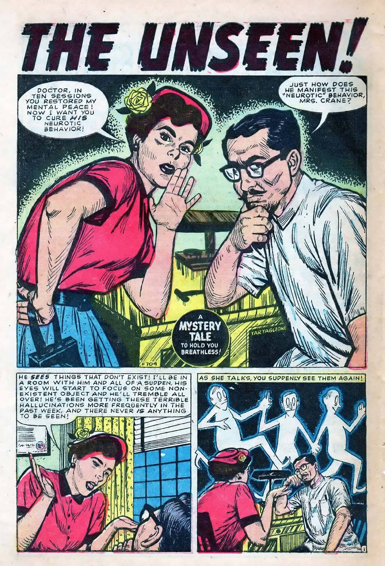 Read online Mystery Tales comic -  Issue #28 - 28