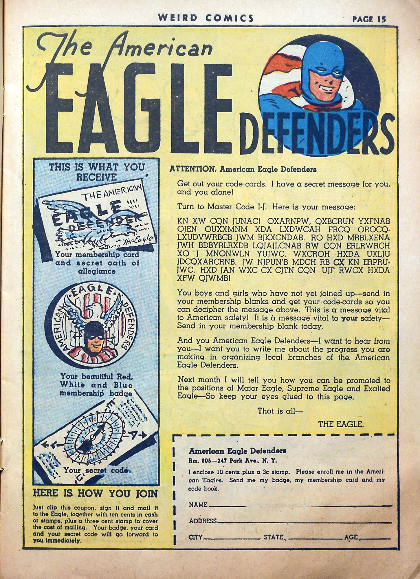 Read online Weird Comics comic -  Issue #20 - 17