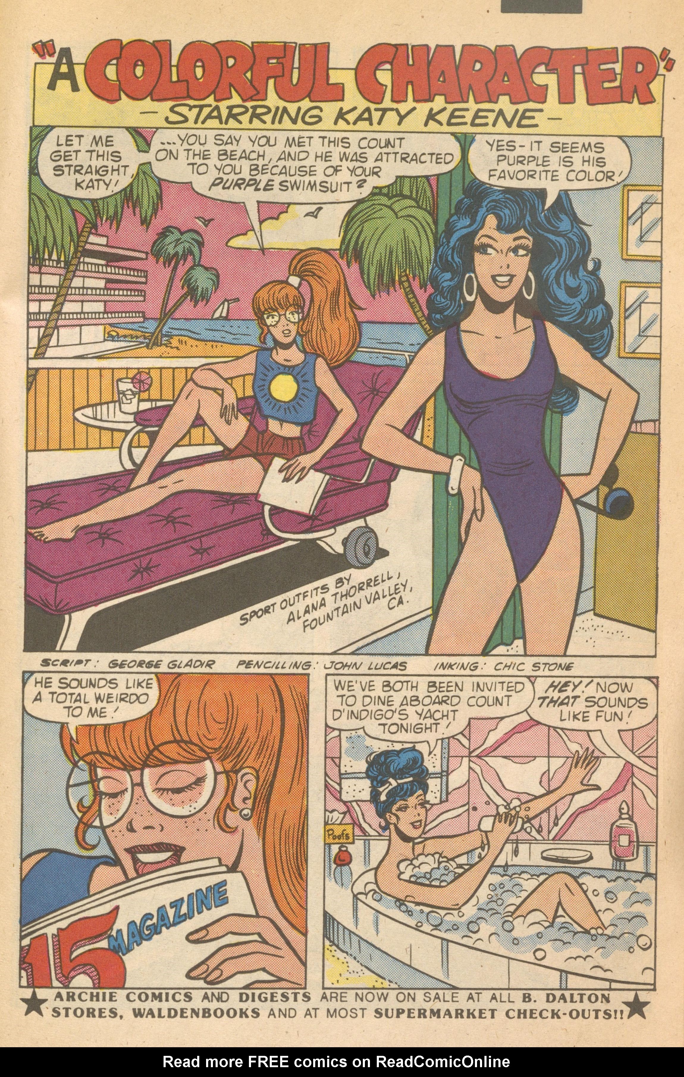 Read online Katy Keene (1983) comic -  Issue #26 - 28