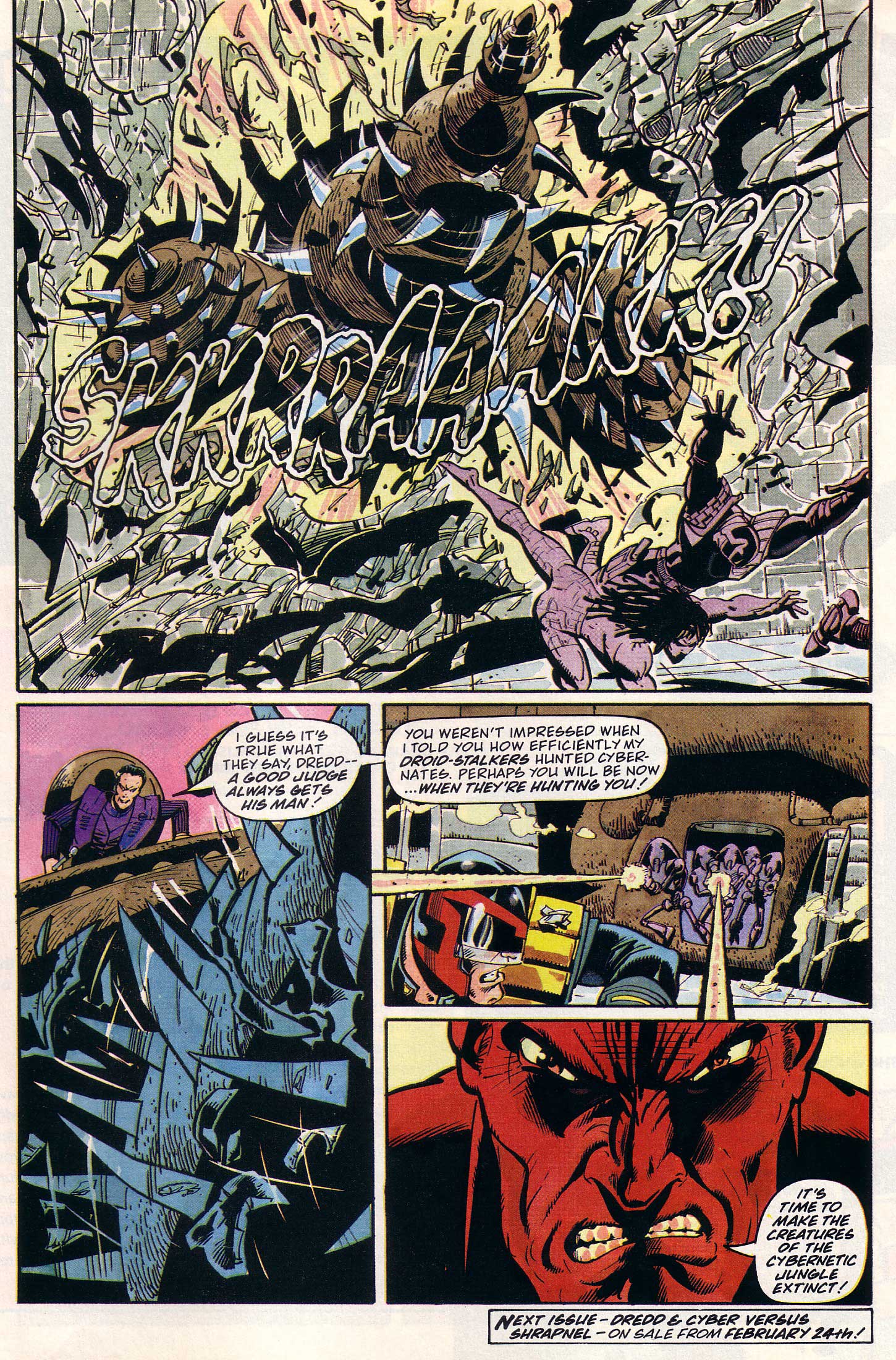 Read online Judge Dredd Lawman of the Future comic -  Issue #16 - 21