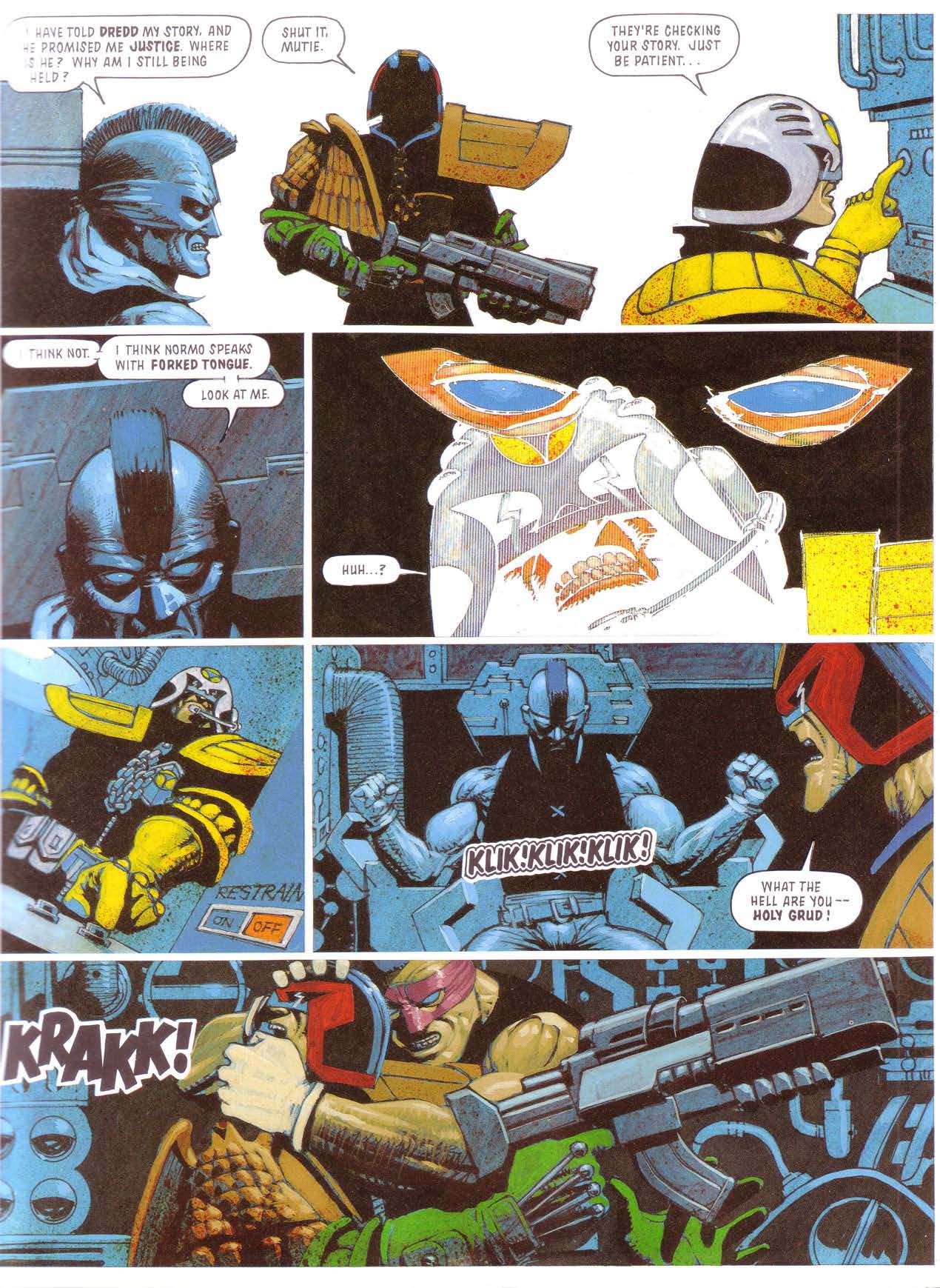 Read online Judge Dredd: Goodnight Kiss comic -  Issue # TPB - 23