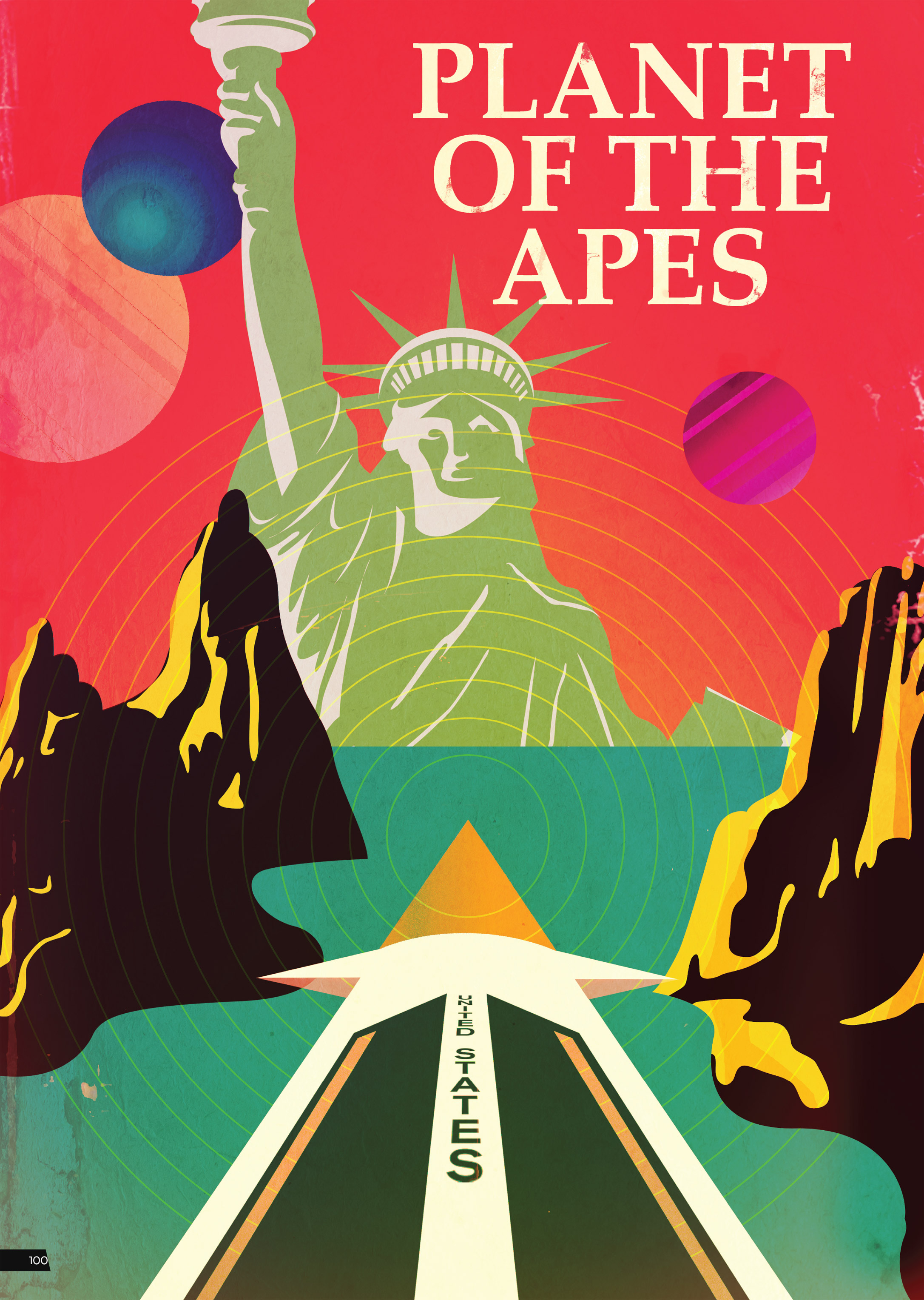 Read online Planet of the Apes Artist Tribute comic -  Issue # TPB - 100