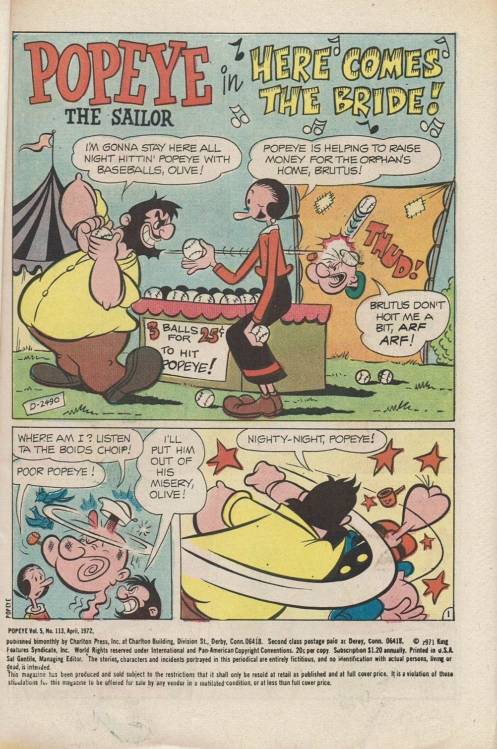 Read online Popeye (1948) comic -  Issue #113 - 3