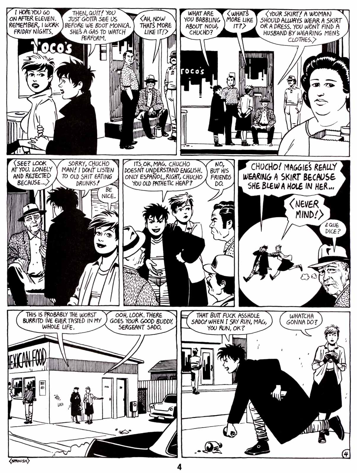 Read online Love and Rockets (1982) comic -  Issue #13 - 6