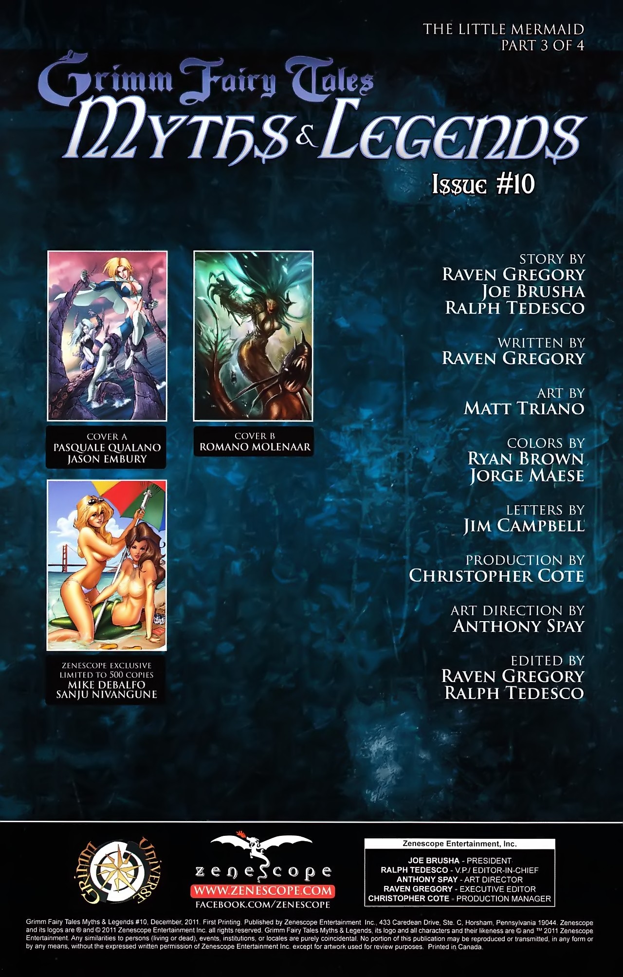 Read online Grimm Fairy Tales: Myths & Legends comic -  Issue #10 - 3