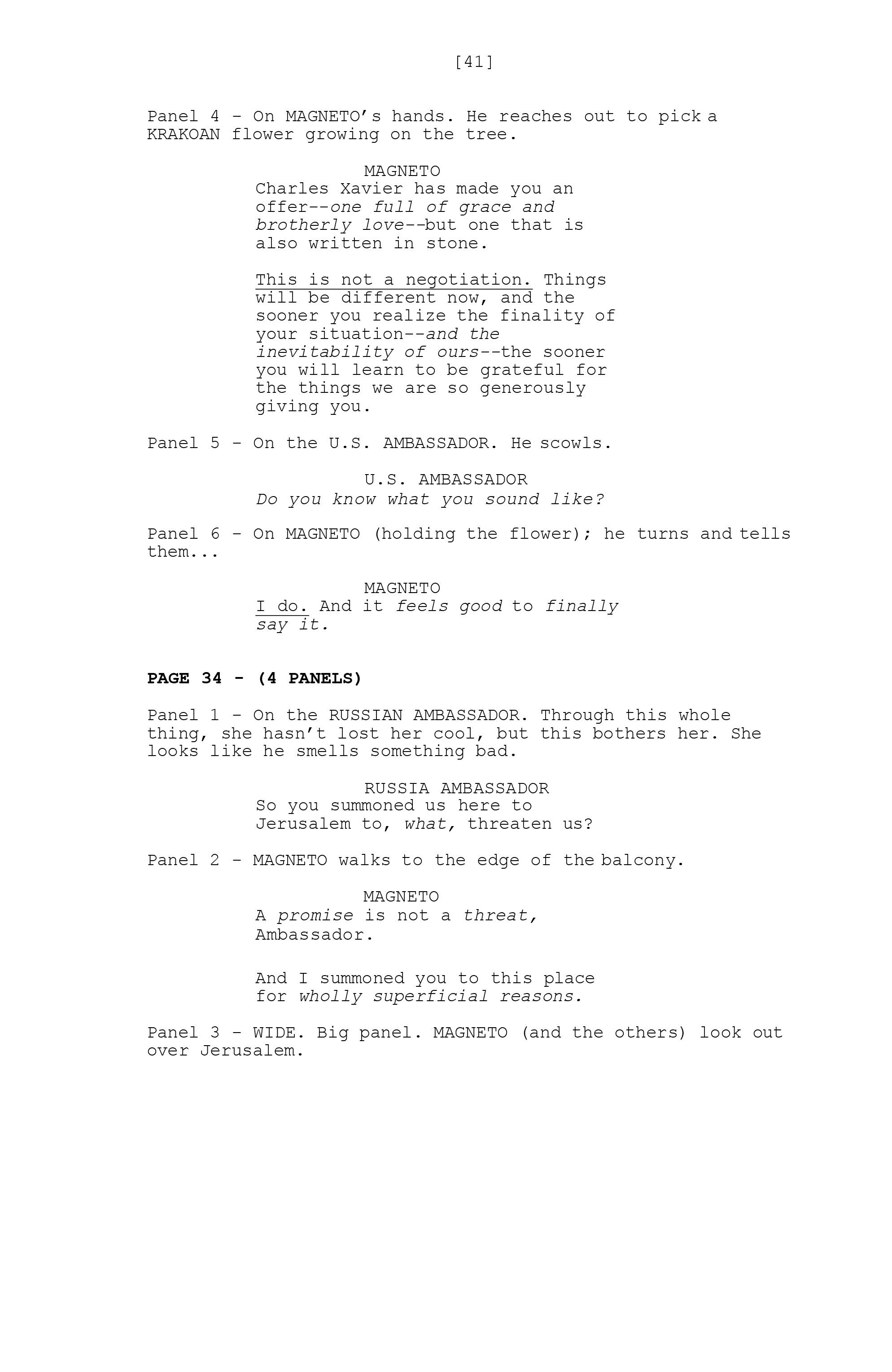 Read online House of X comic -  Issue # _Director's Cut - 108