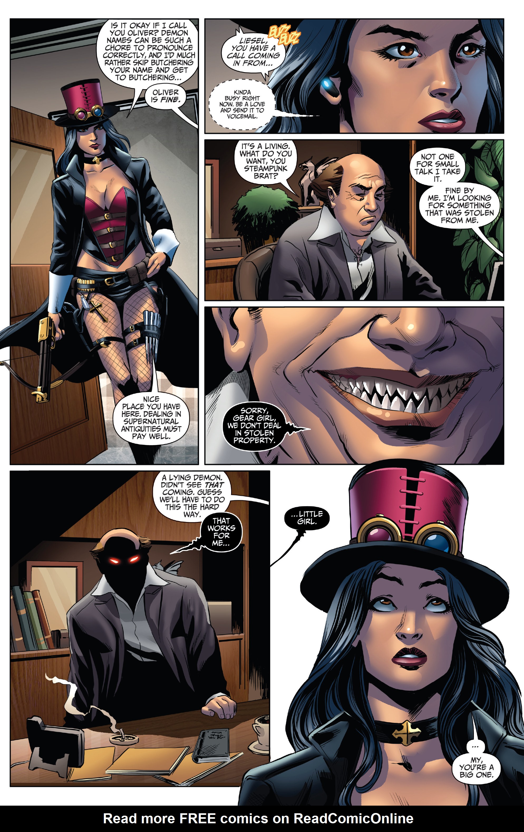 Read online Van Helsing vs. Dracula's Daughter comic -  Issue #1 - 14