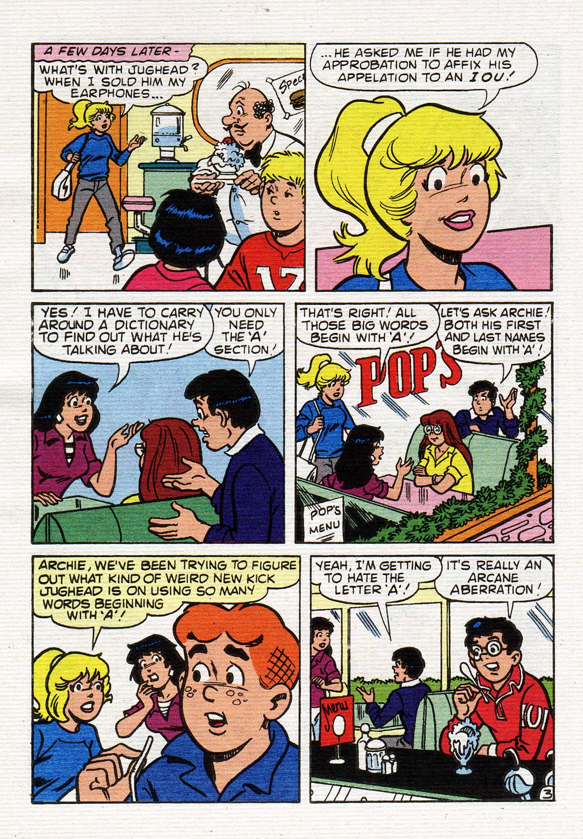 Read online Jughead's Double Digest Magazine comic -  Issue #104 - 109