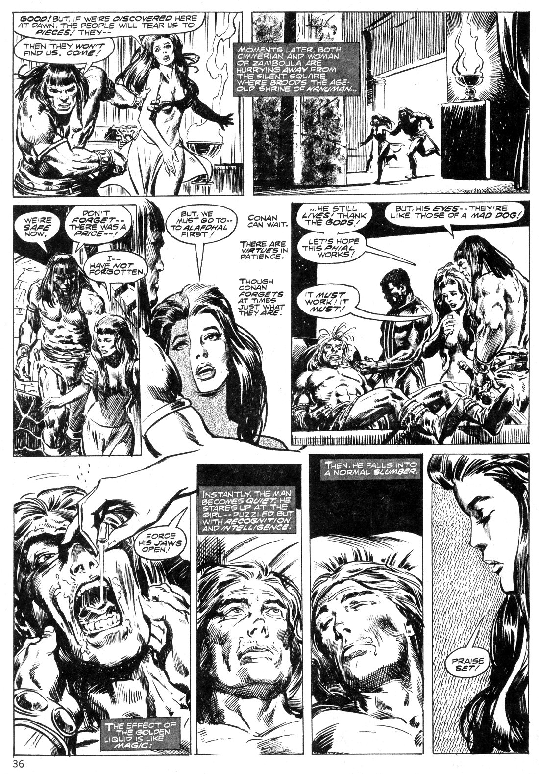 Read online The Savage Sword Of Conan comic -  Issue #14 - 36