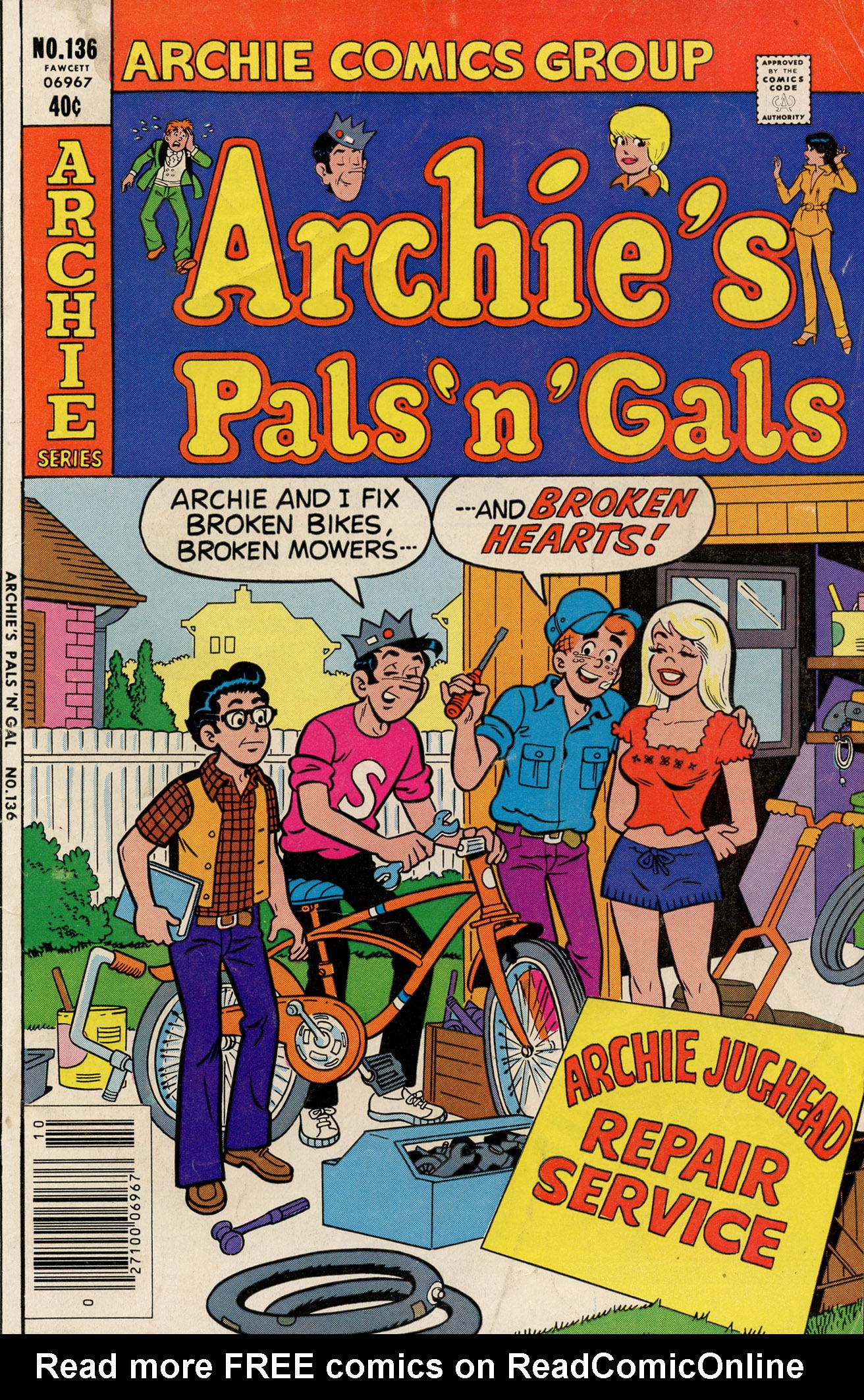 Read online Archie's Pals 'N' Gals (1952) comic -  Issue #136 - 1