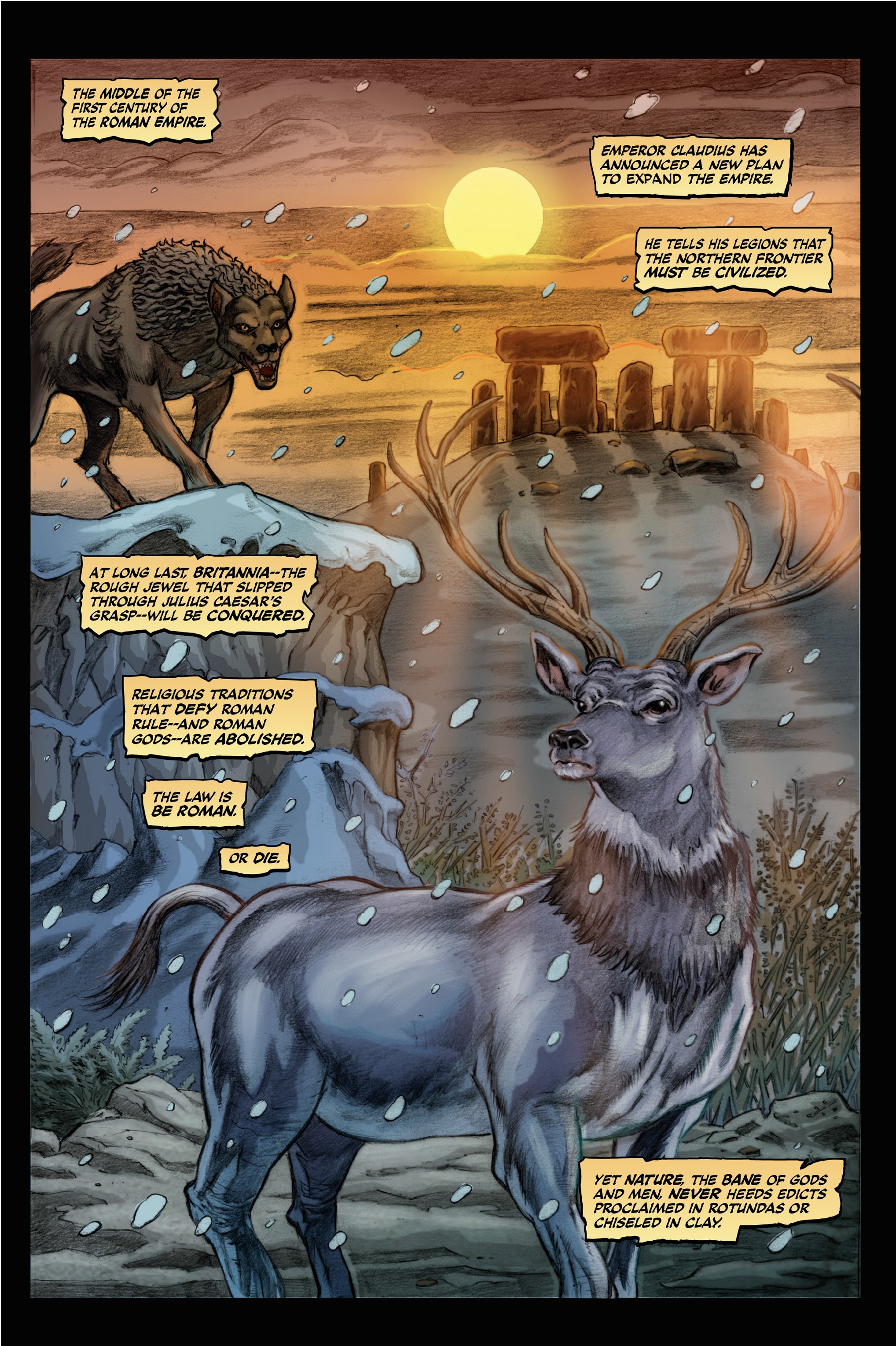 Read online Empire of the Wolf comic -  Issue #1 - 4