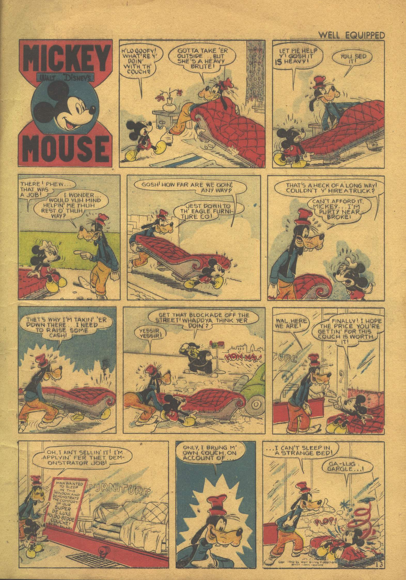 Read online Walt Disney's Comics and Stories comic -  Issue #22 - 15
