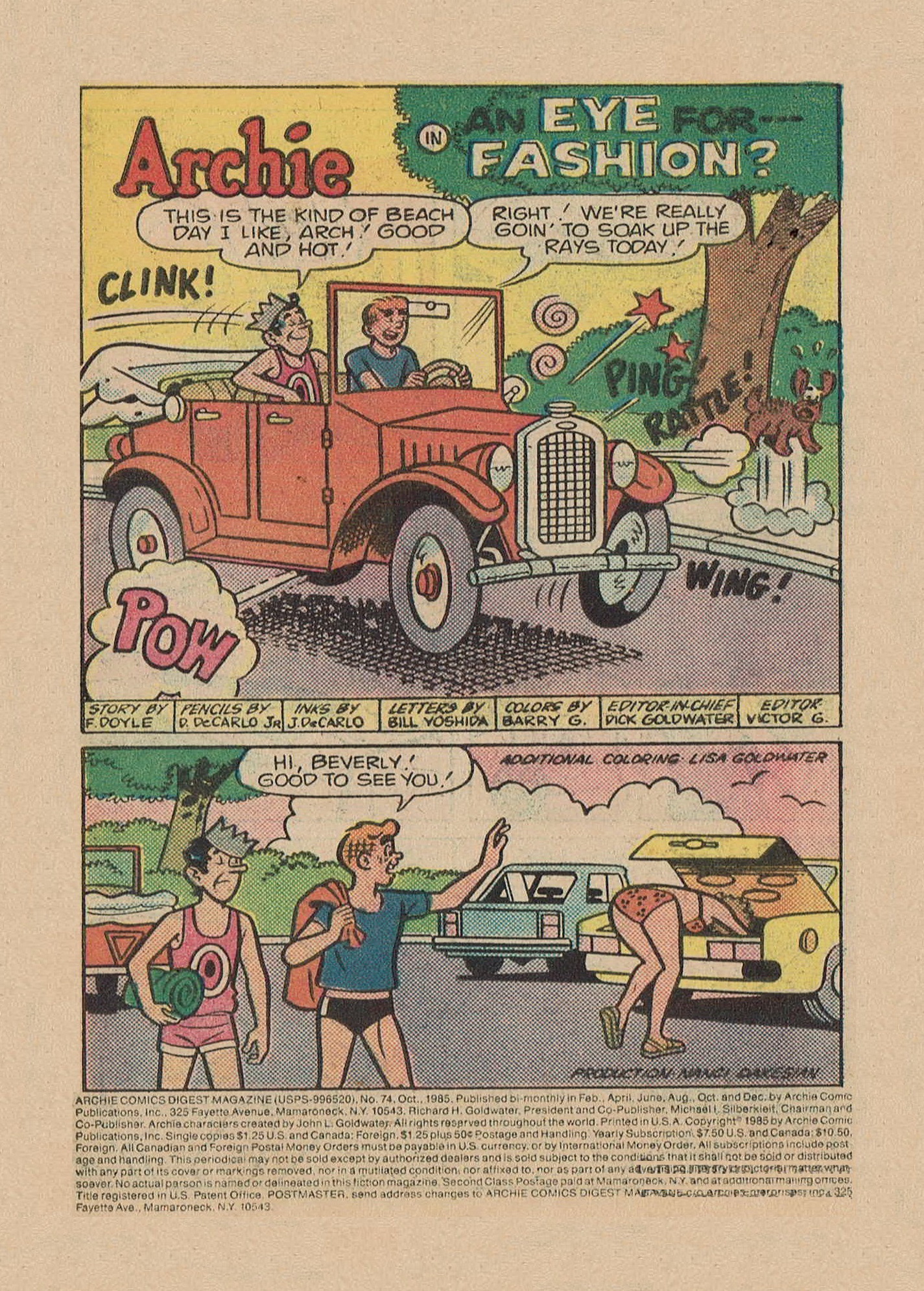 Read online Archie Digest Magazine comic -  Issue #74 - 3