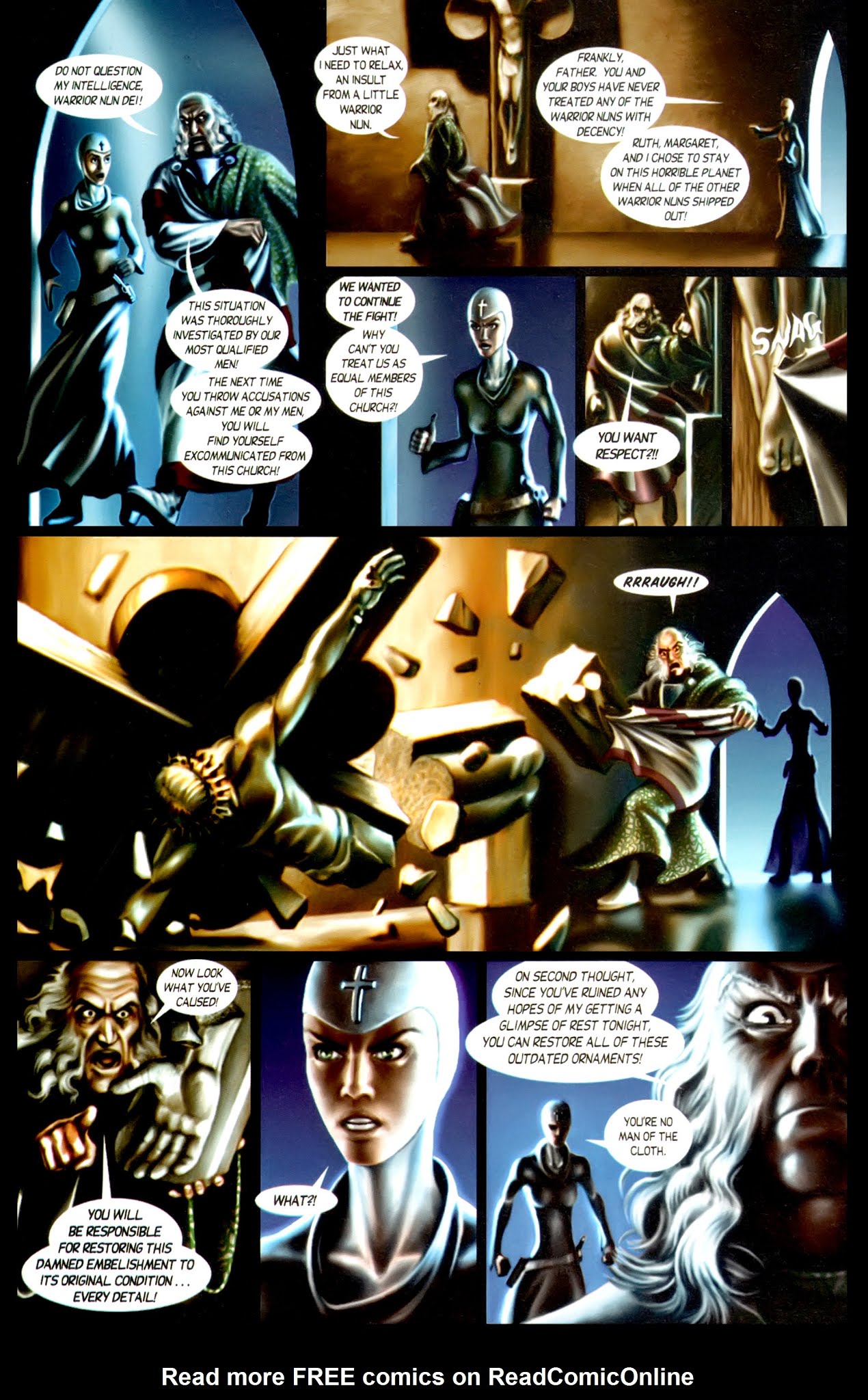 Read online Warrior Nun Dei: Aftertime comic -  Issue #1 - 11