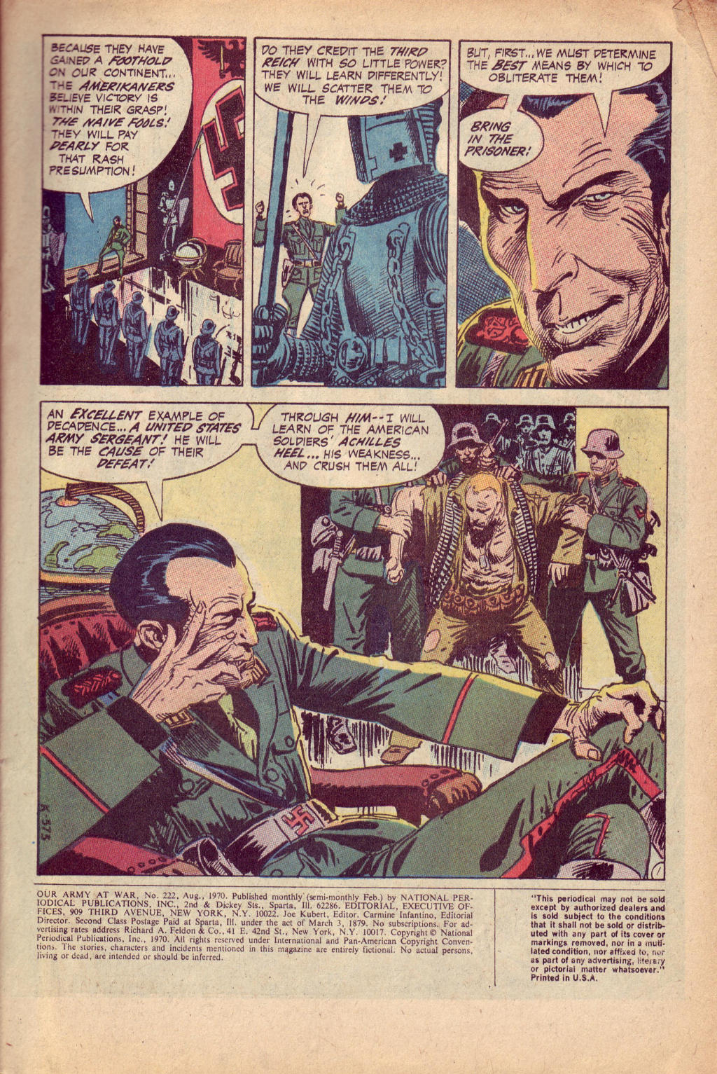 Read online Our Army at War (1952) comic -  Issue #222 - 3
