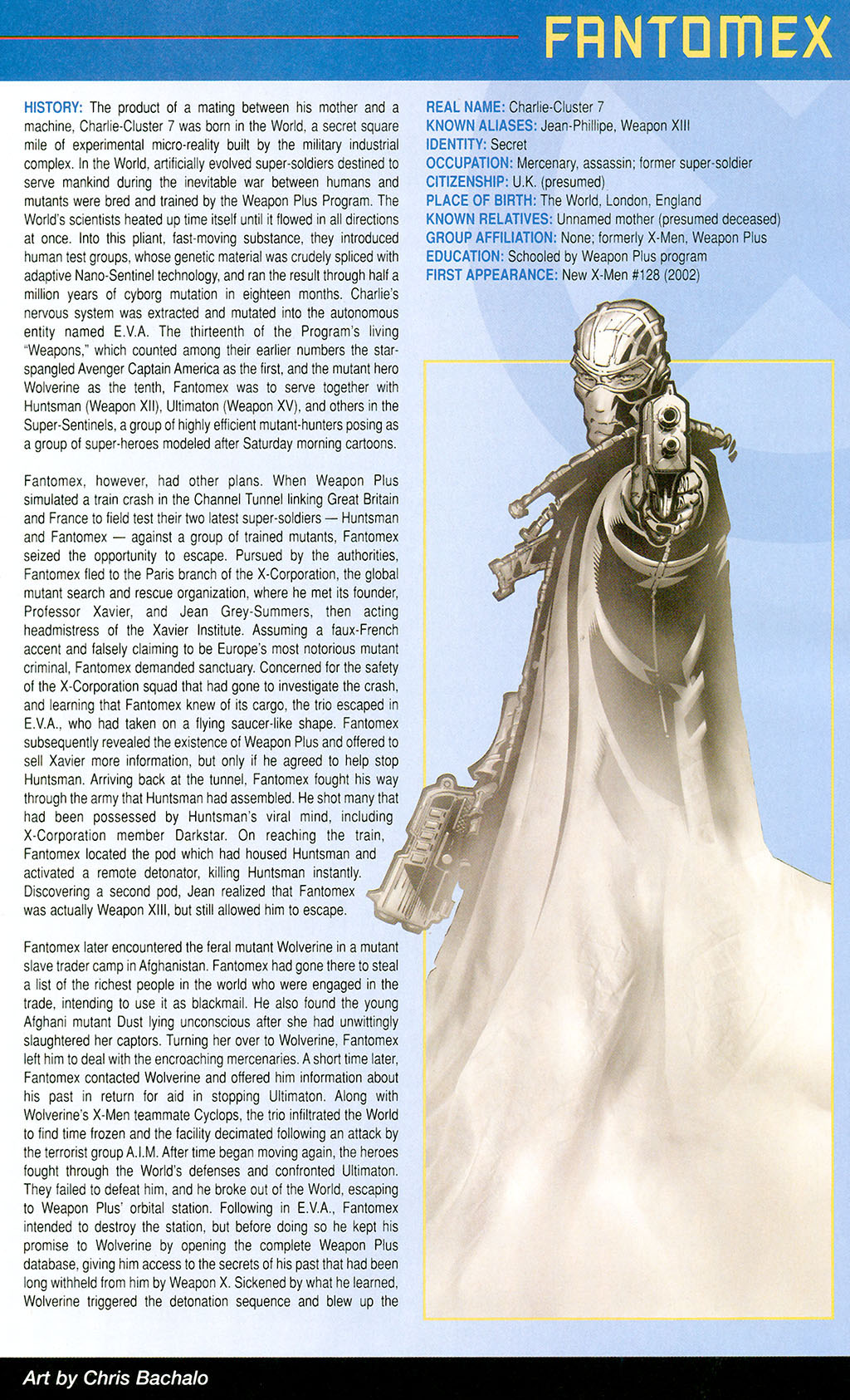 Read online Official Handbook of the Marvel Universe: X-Men 2005 comic -  Issue # Full - 17