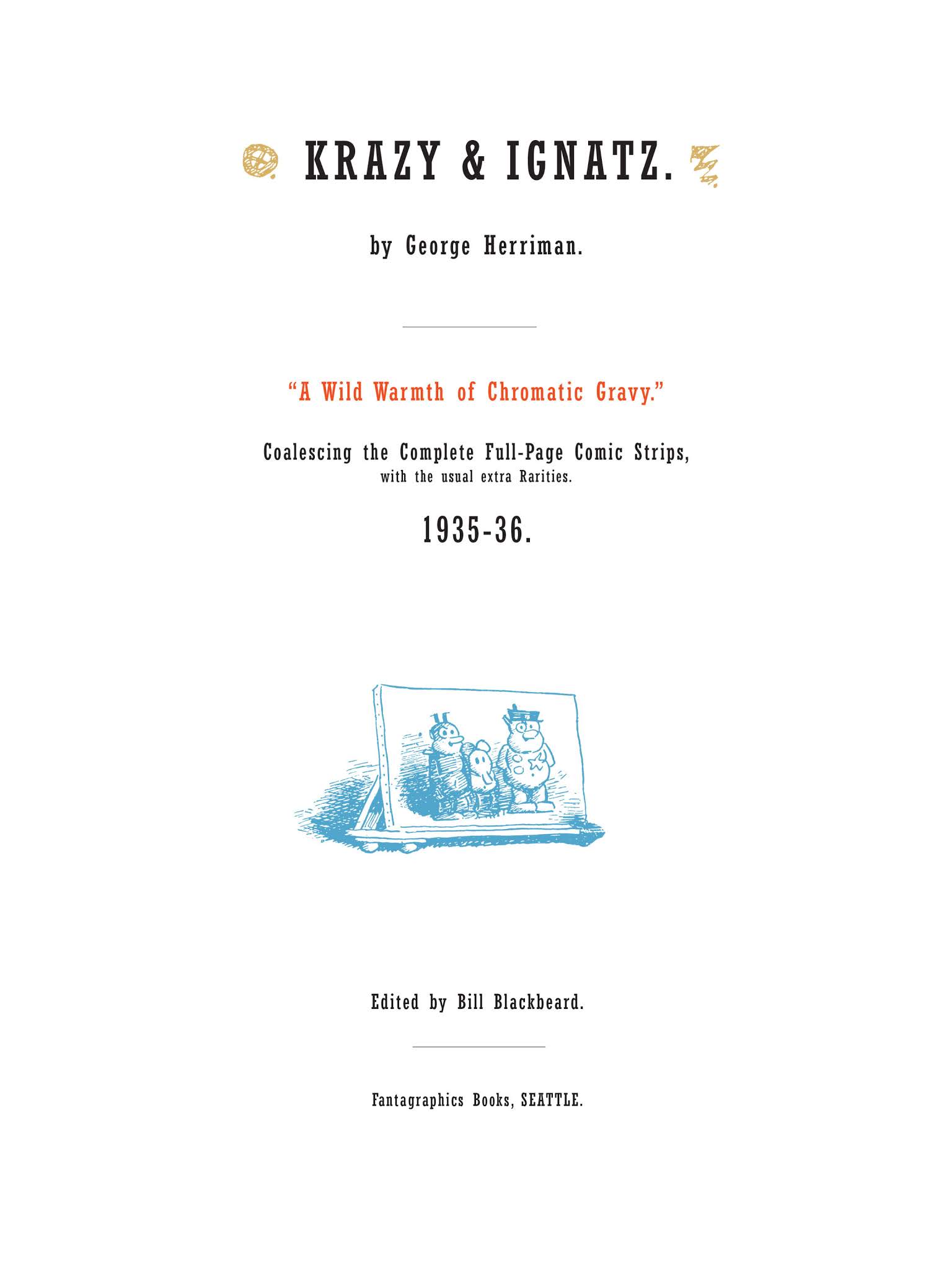 Read online Krazy & Ignatz comic -  Issue # TPB 9 - 4