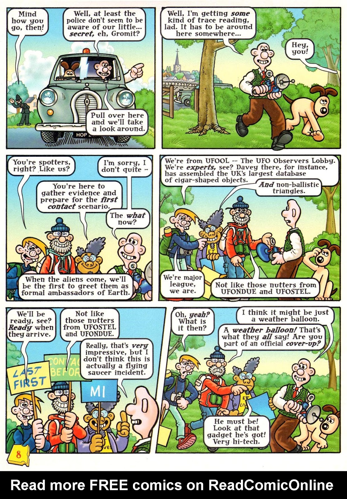 Wallace & Gromit Comic issue 10 - Page 8