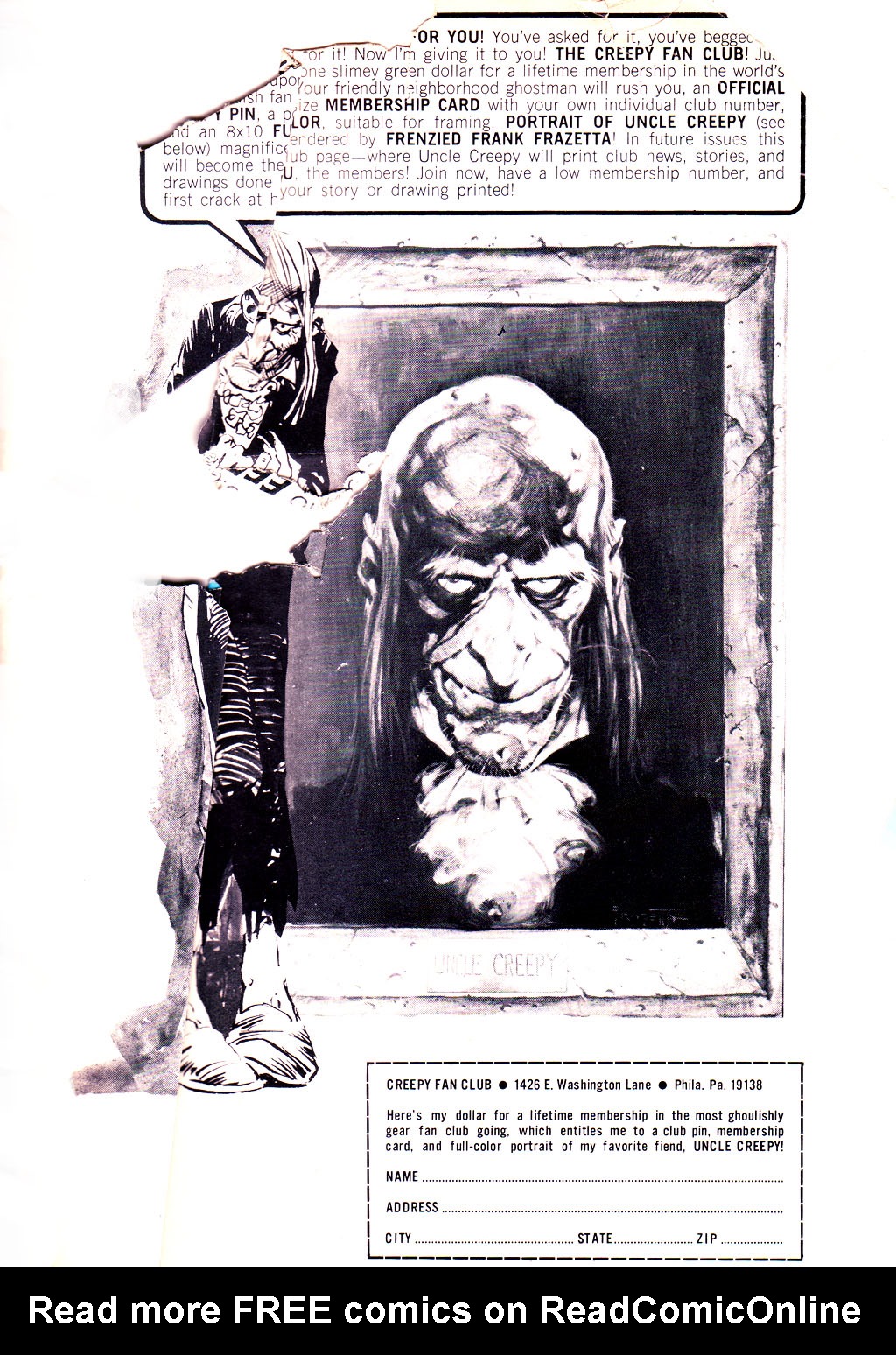 Read online Creepy (1964) comic -  Issue #8 - 67