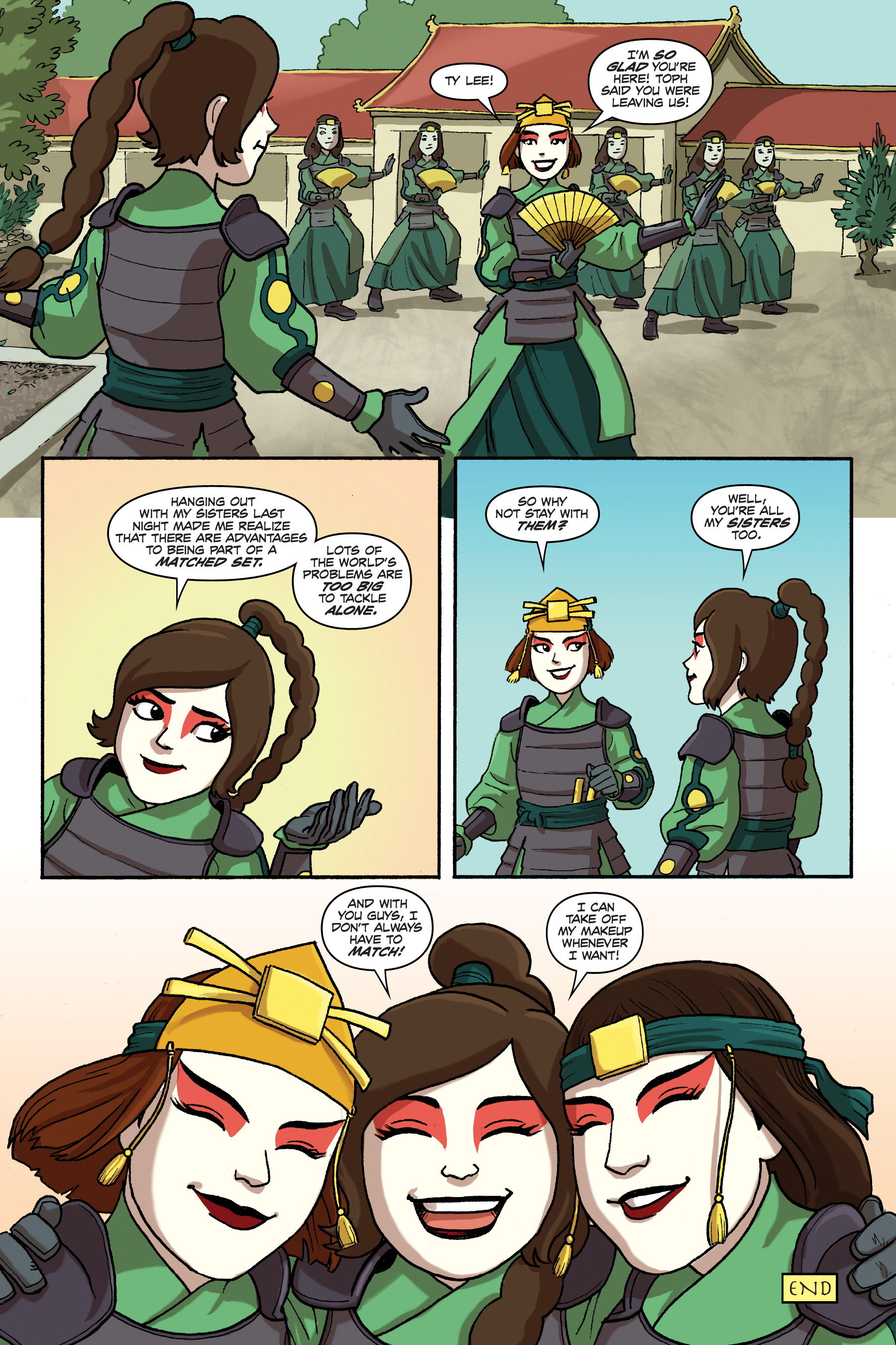 Read online Nickelodeon Avatar: The Last Airbender - Team Avatar Tales comic -  Issue # TPB - 59