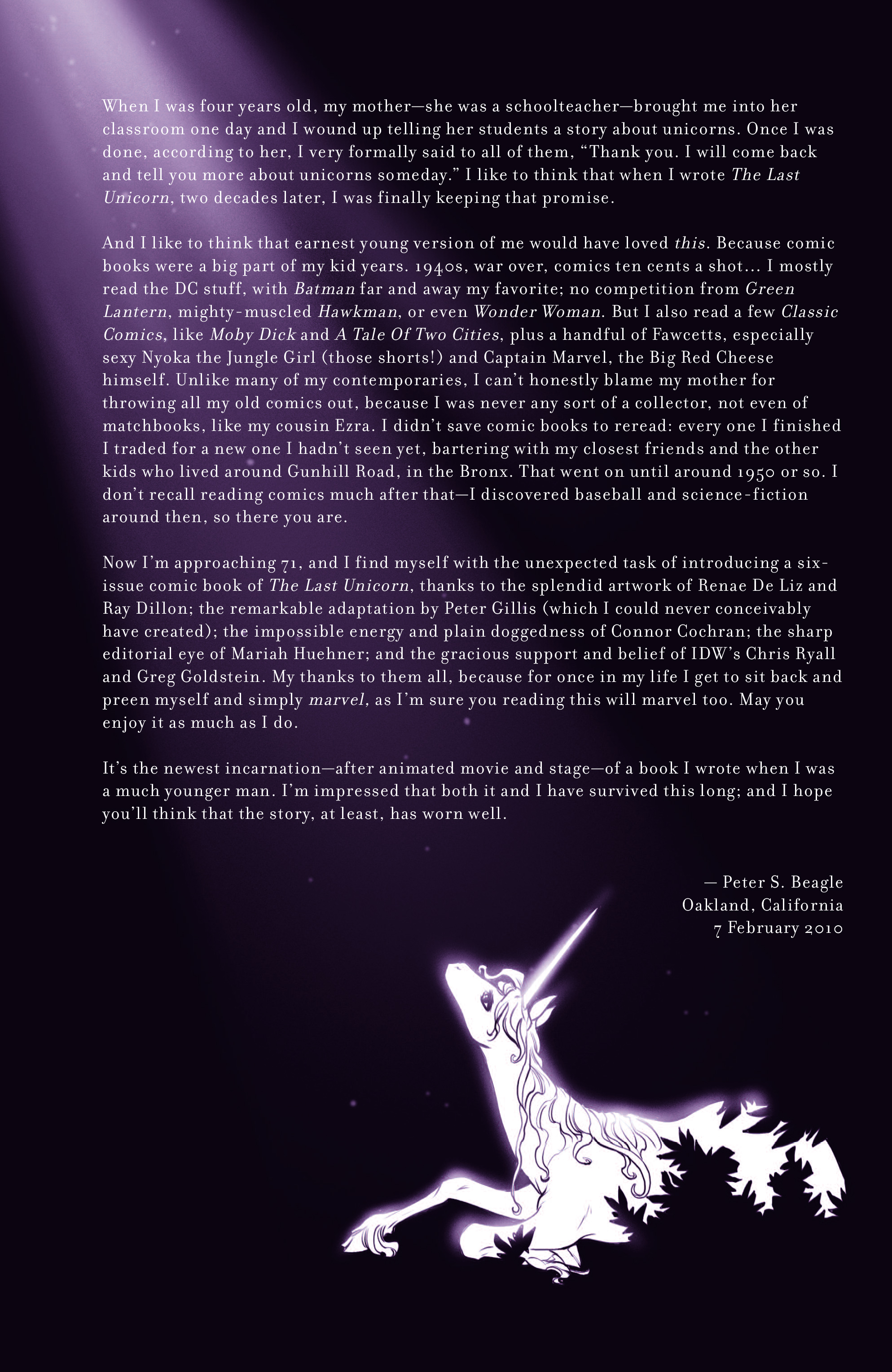 Read online The Last Unicorn comic -  Issue # TPB - 4