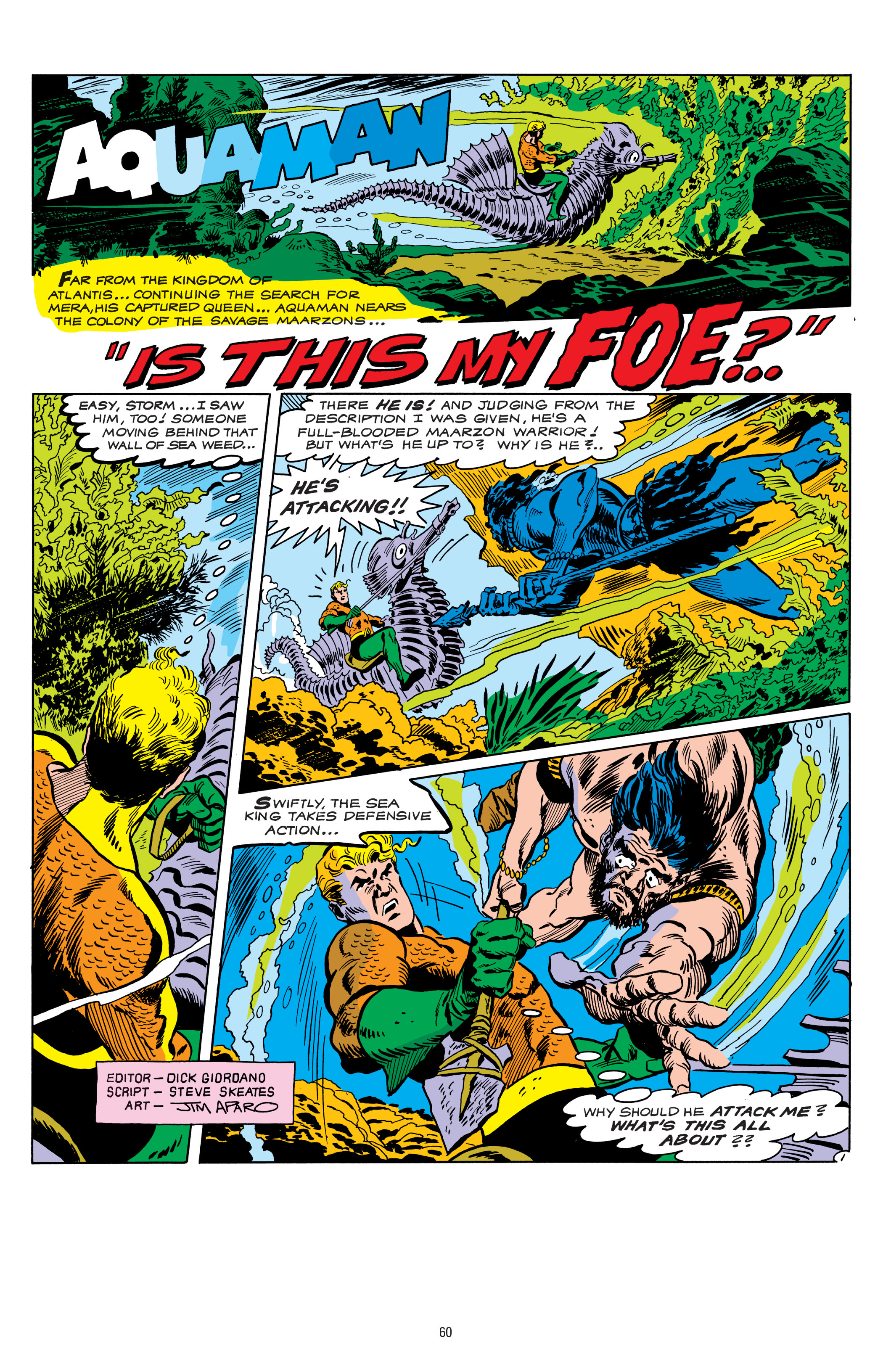 Read online Aquaman (1962) comic -  Issue # _TPB The Search for Mera Deluxe Edition (Part 1) - 56