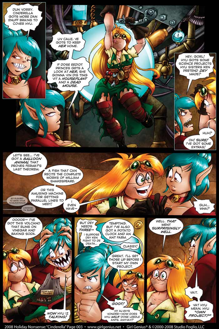 Read online Girl Genius (2002) comic -  Issue #8 - 129