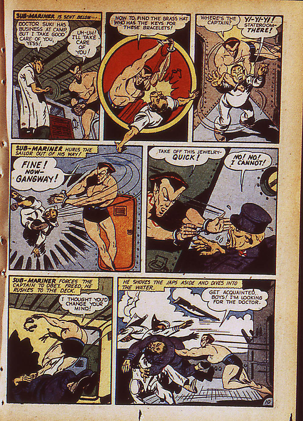 Read online Sub-Mariner Comics comic -  Issue #8 - 34