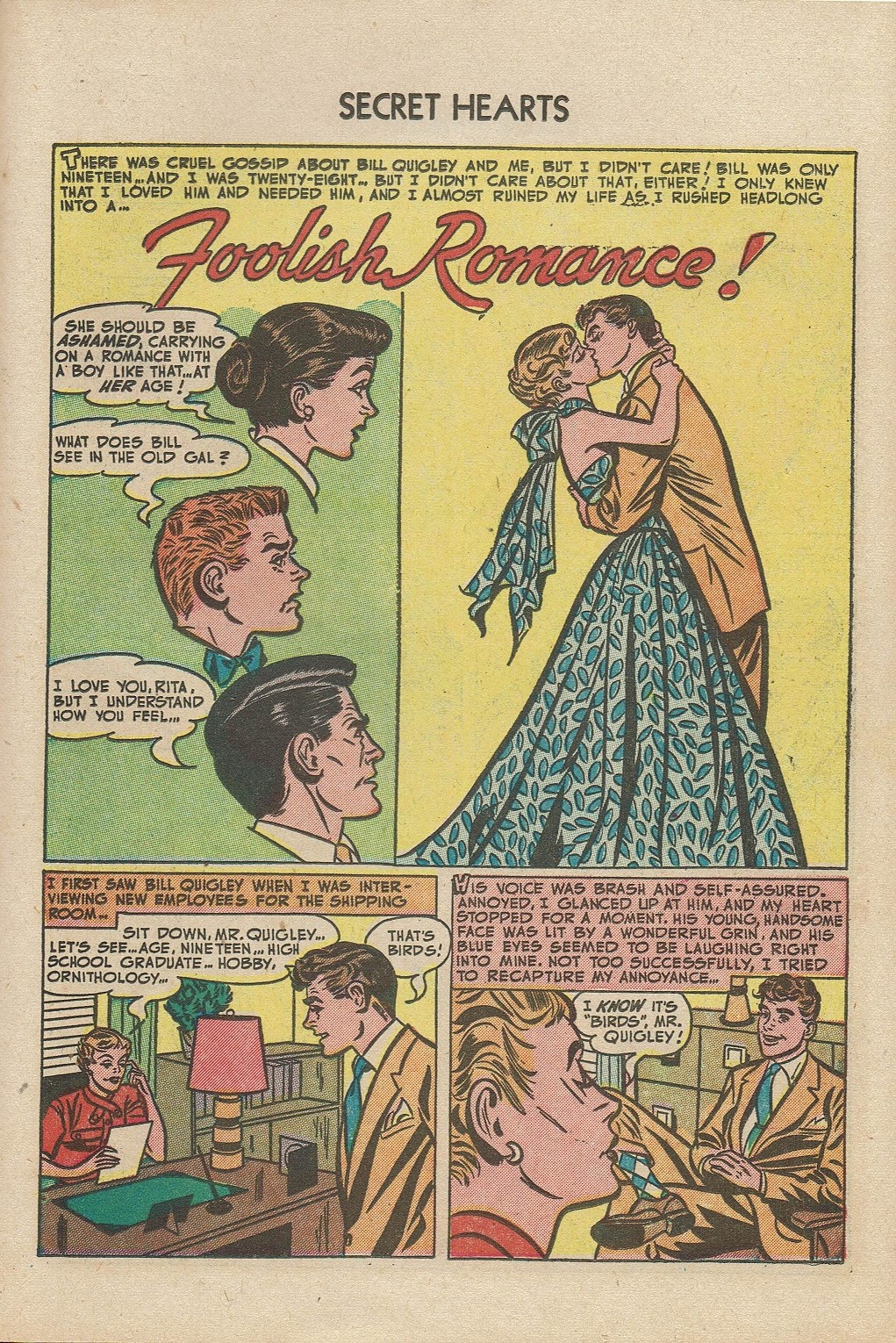 Read online Secret Hearts comic -  Issue #9 - 19