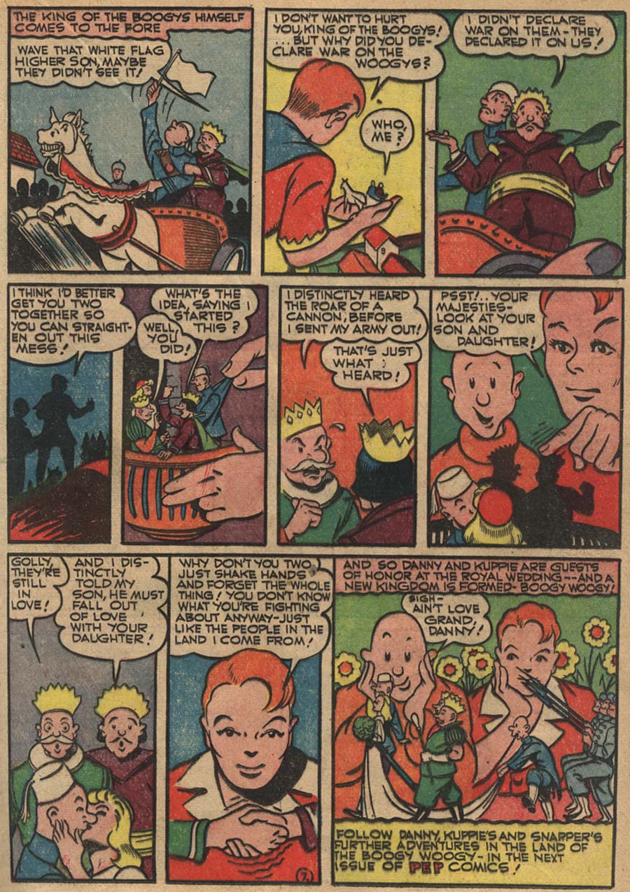 Read online Pep Comics comic -  Issue #24 - 33