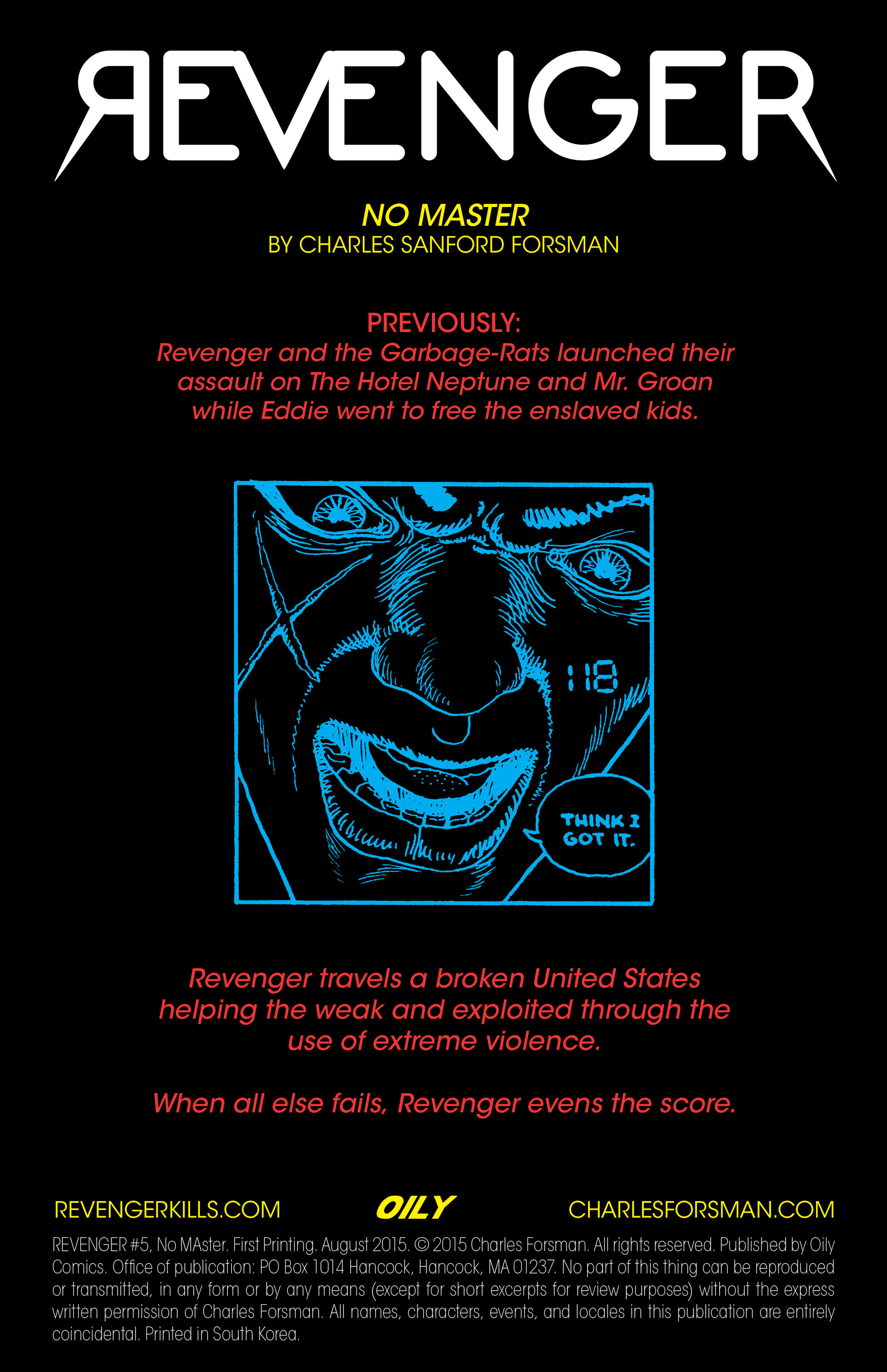 Read online Revenger comic -  Issue #5 - 2
