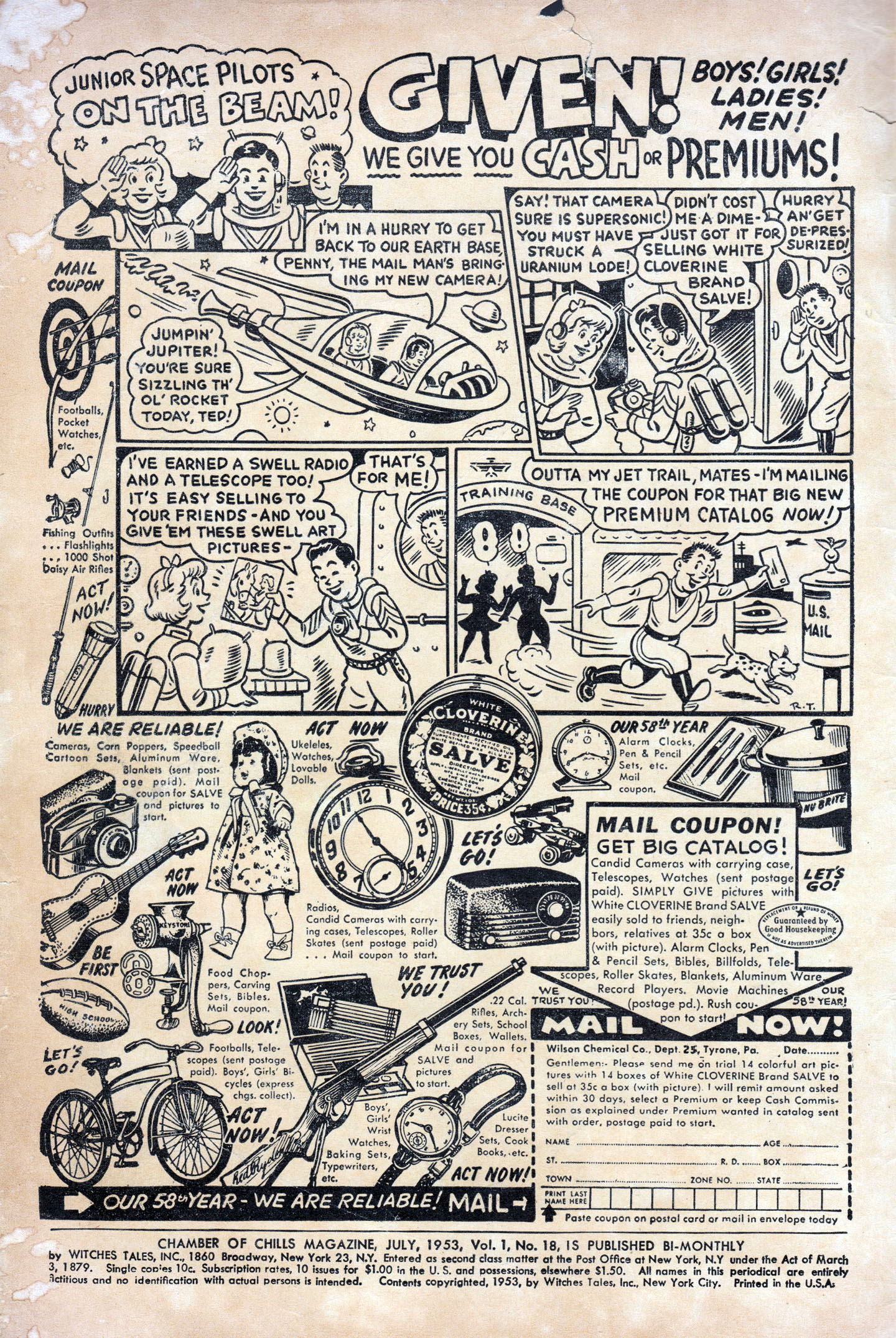 Read online Chamber of Chills (1951) comic -  Issue #18 - 2