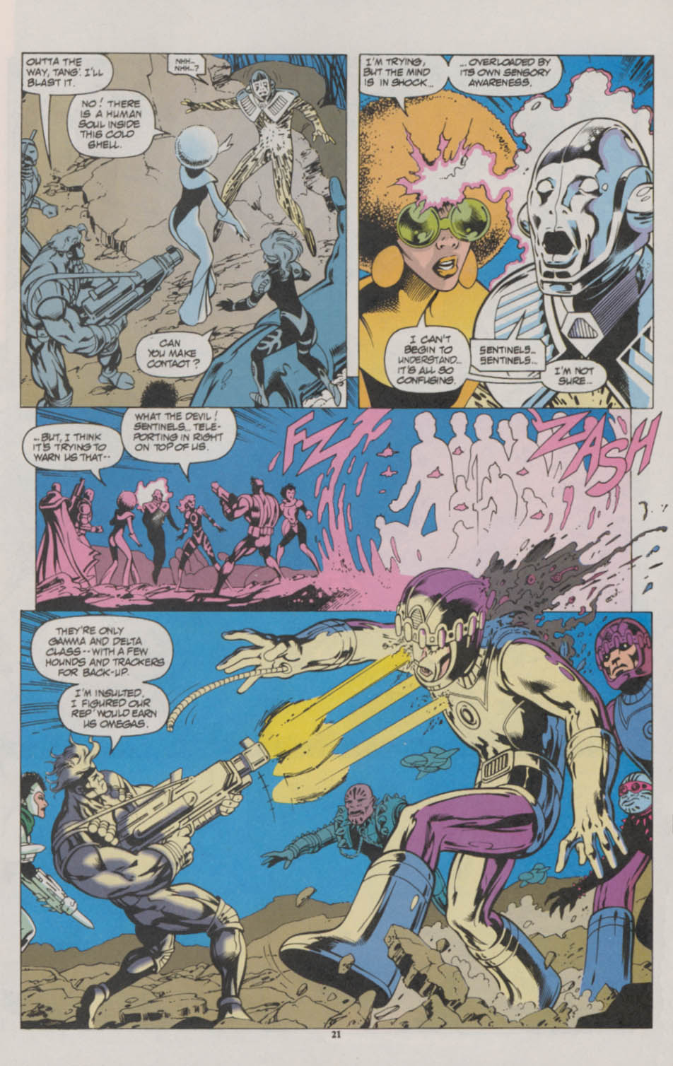Read online Excalibur (1988) comic -  Issue #66 - 16