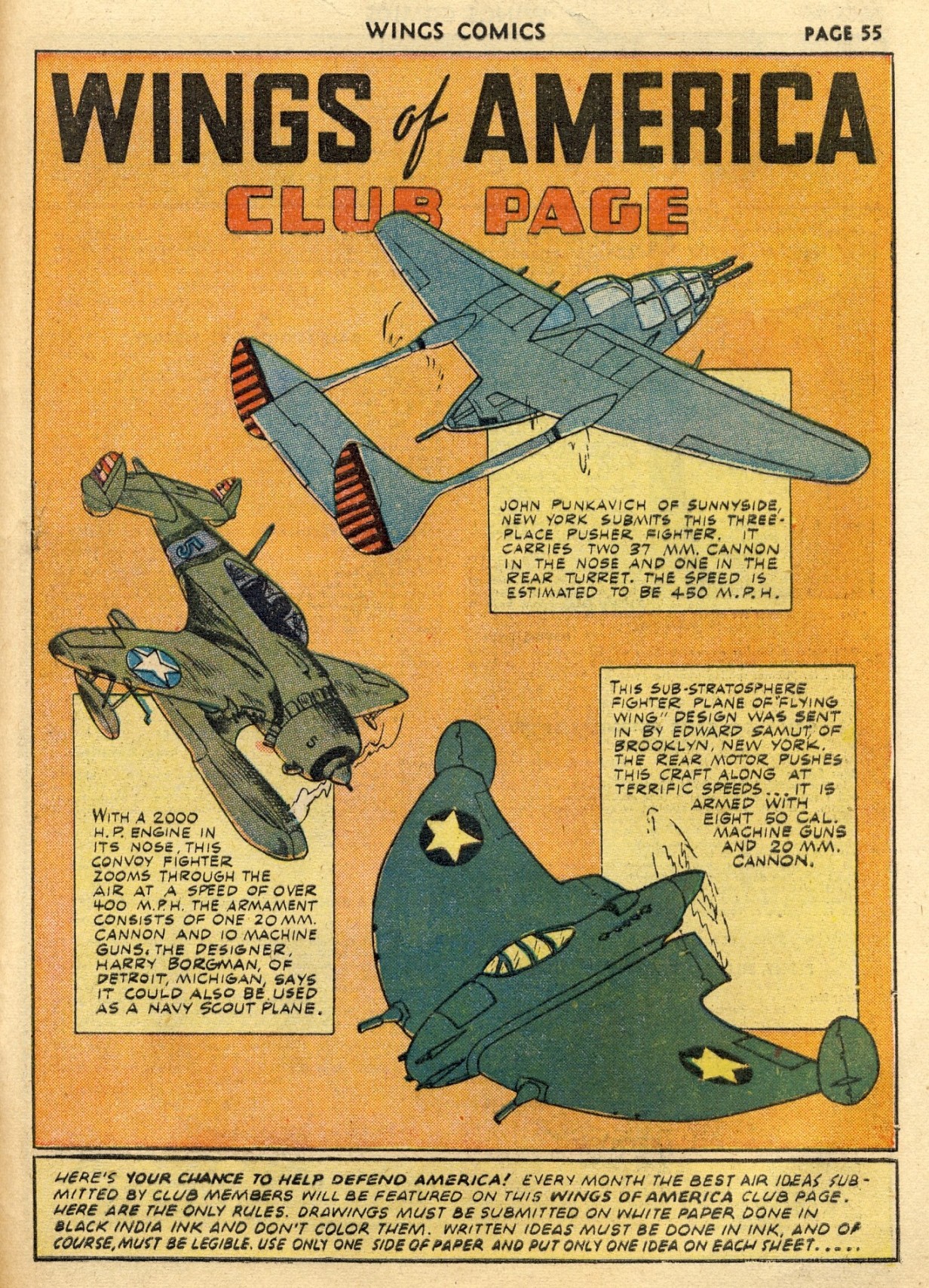 Read online Wings Comics comic -  Issue #33 - 57