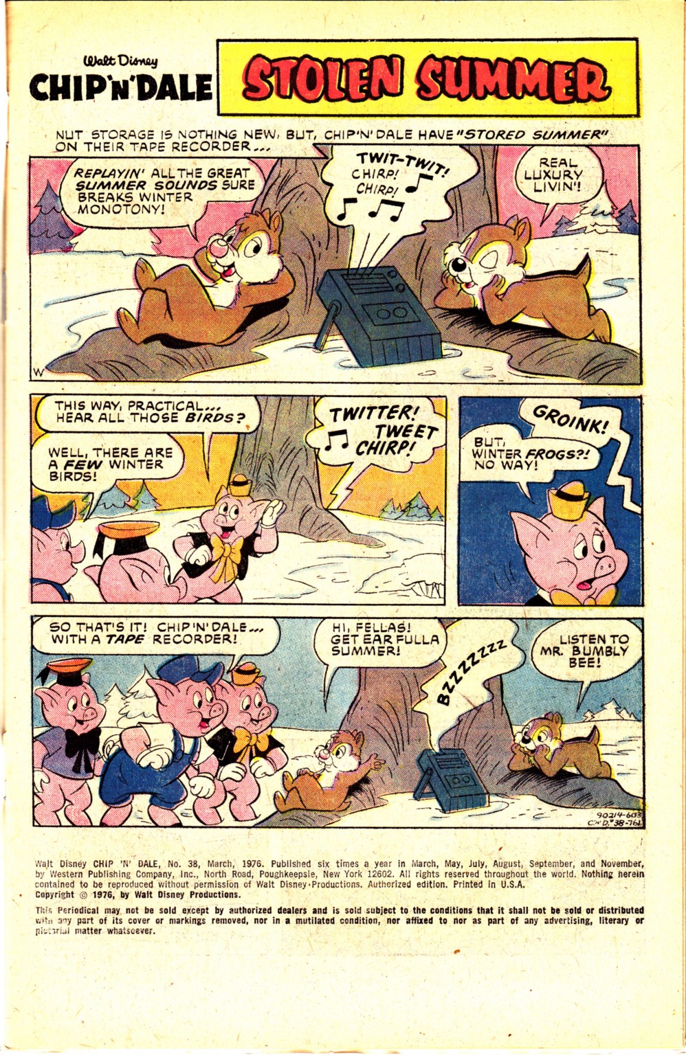 Read online Walt Disney Chip 'n' Dale comic -  Issue #38 - 3