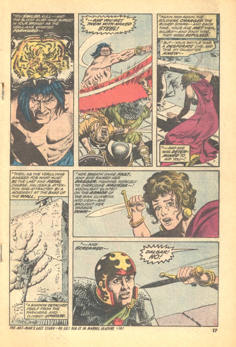 Read online Kull, the Conqueror (1971) comic -  Issue #9 - 13