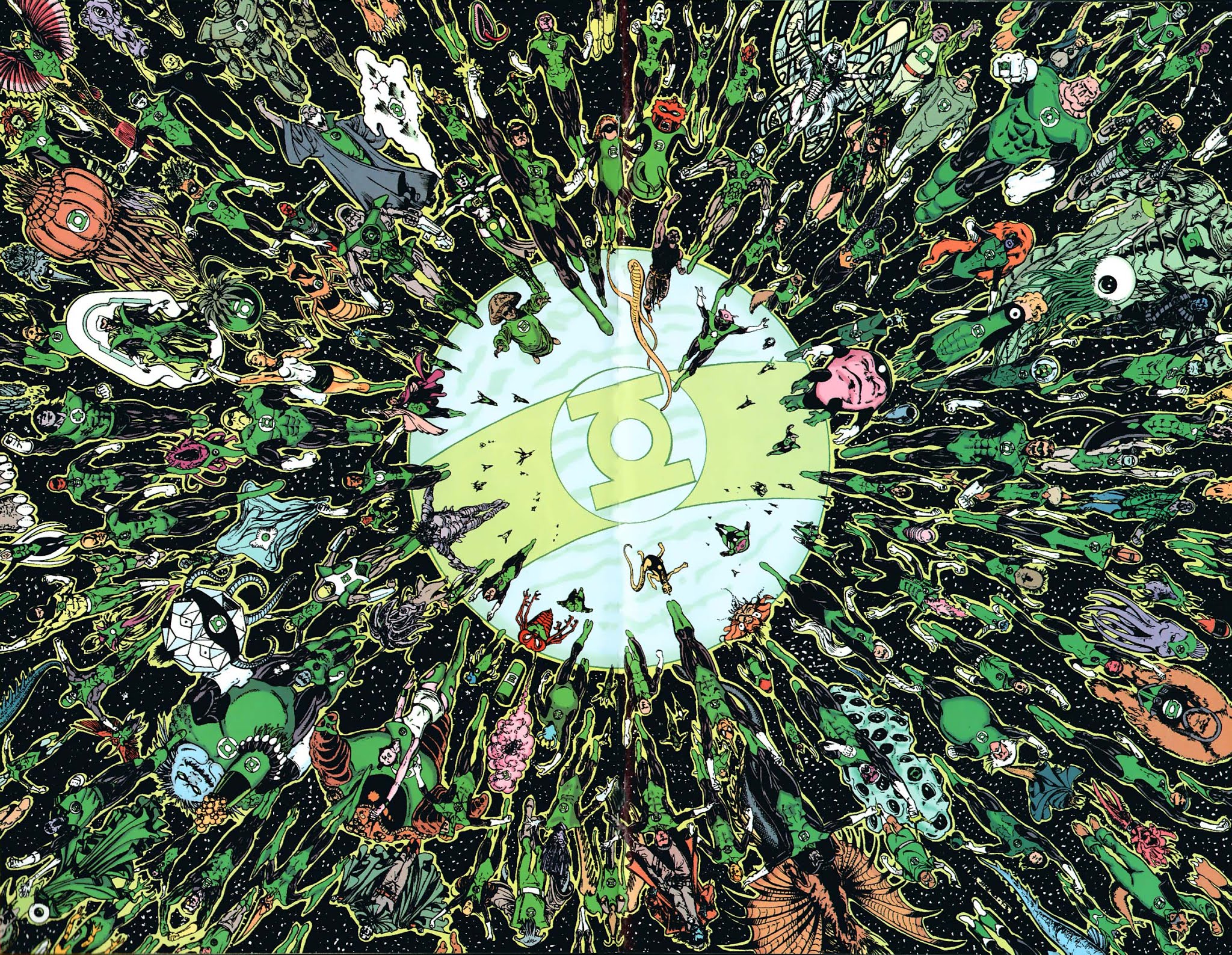 Read online Green Lantern Gallery comic -  Issue # Full - 18