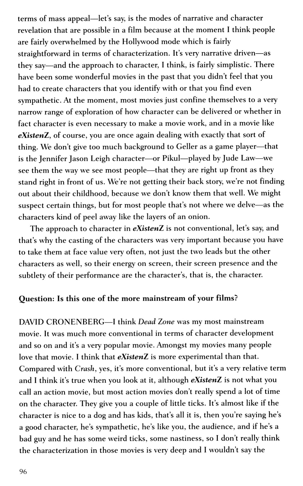 Read online eXistenZ comic -  Issue # TPB - 99