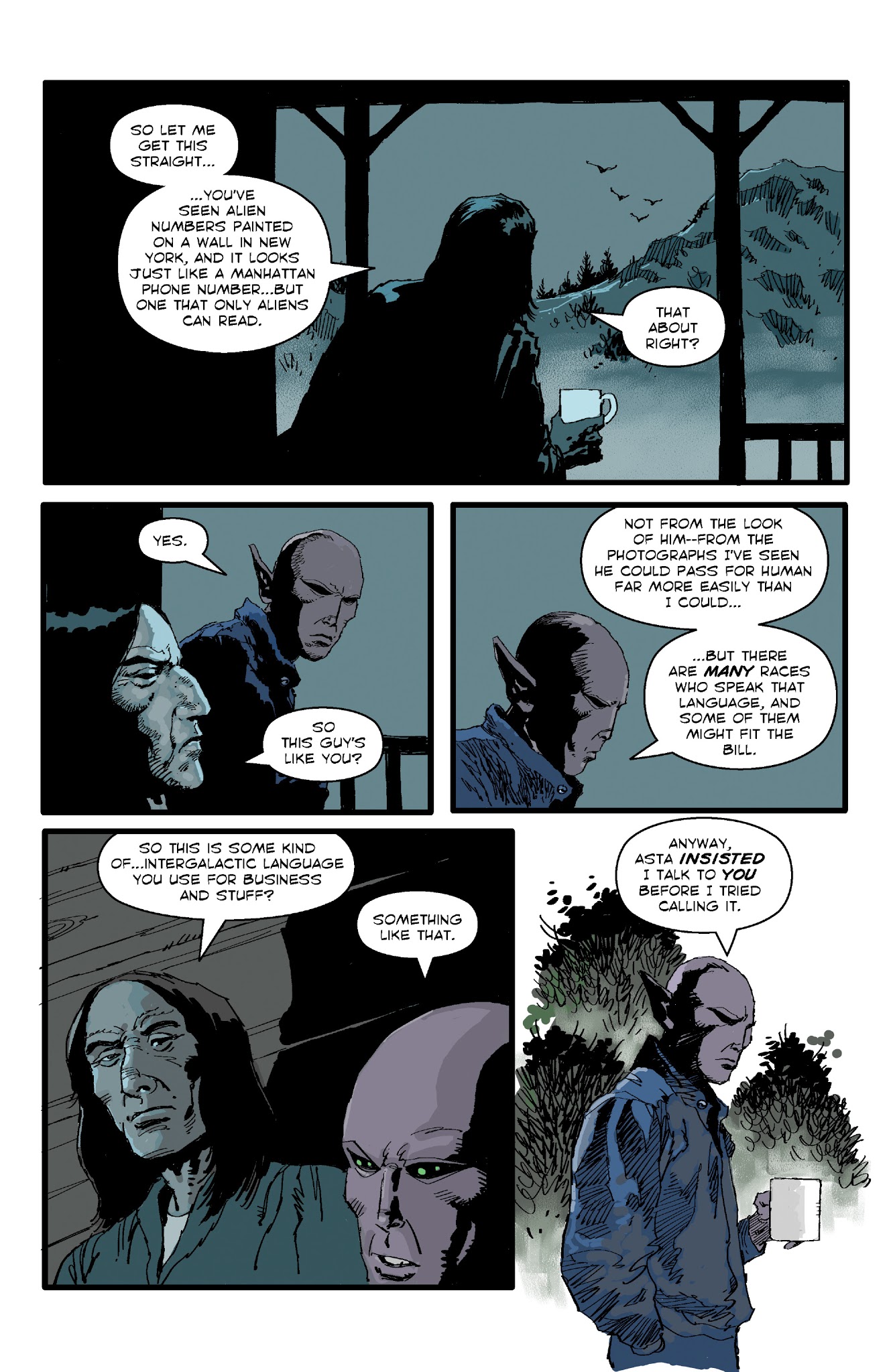 Read online Resident Alien: An Alien in New York comic -  Issue #2 - 4