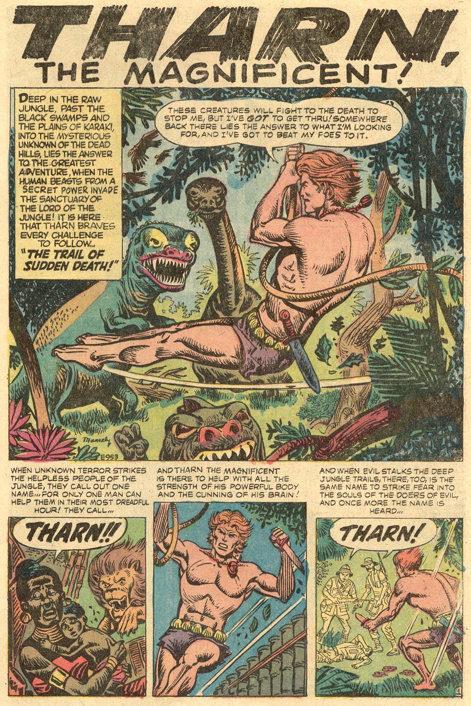 Read online Jungle Action (1972) comic -  Issue #1 - 13