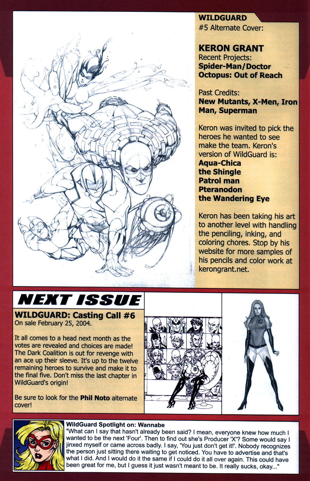 Read online Wildguard: Casting Call comic -  Issue #5 - 26
