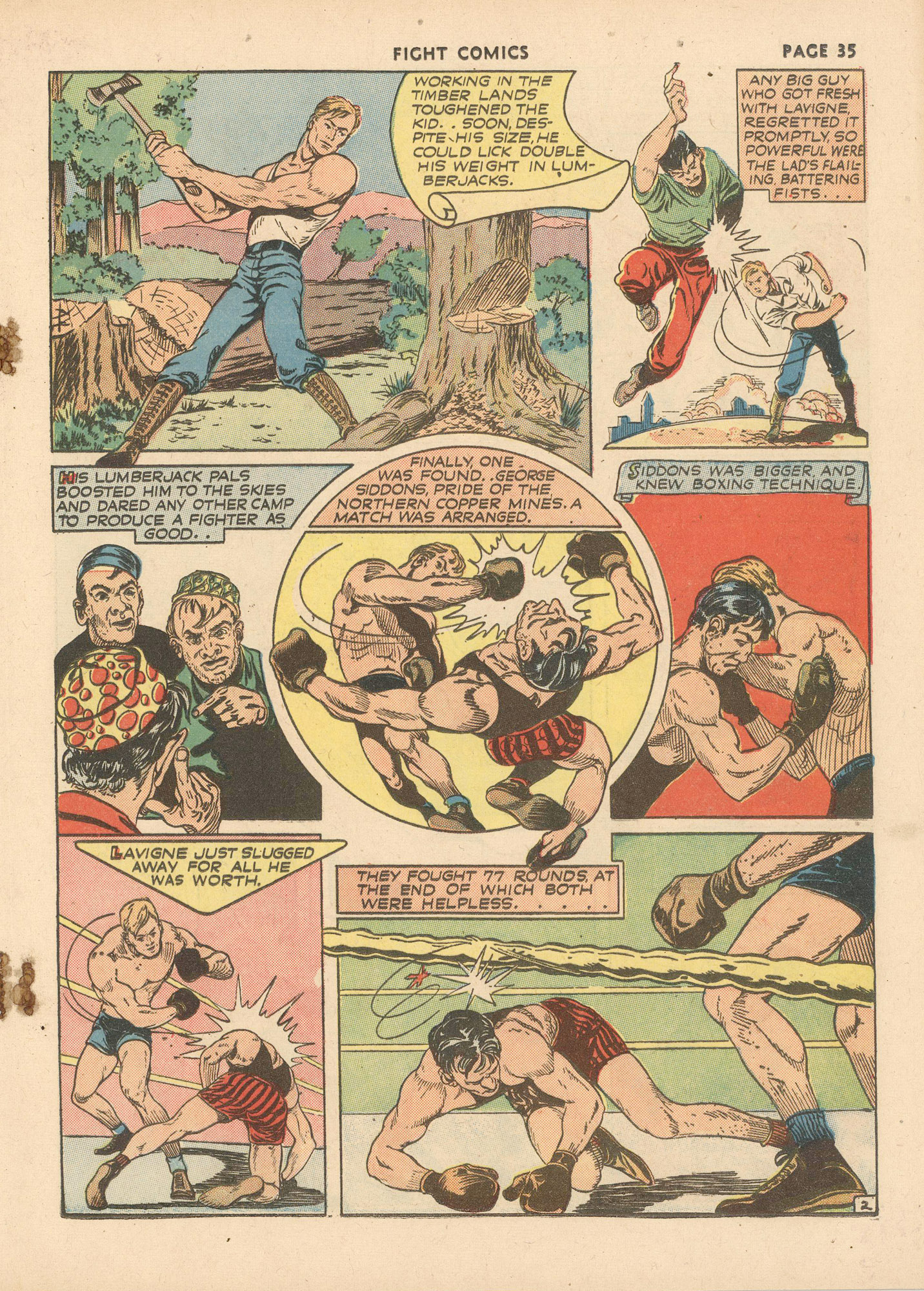 Read online Fight Comics comic -  Issue #16 - 38