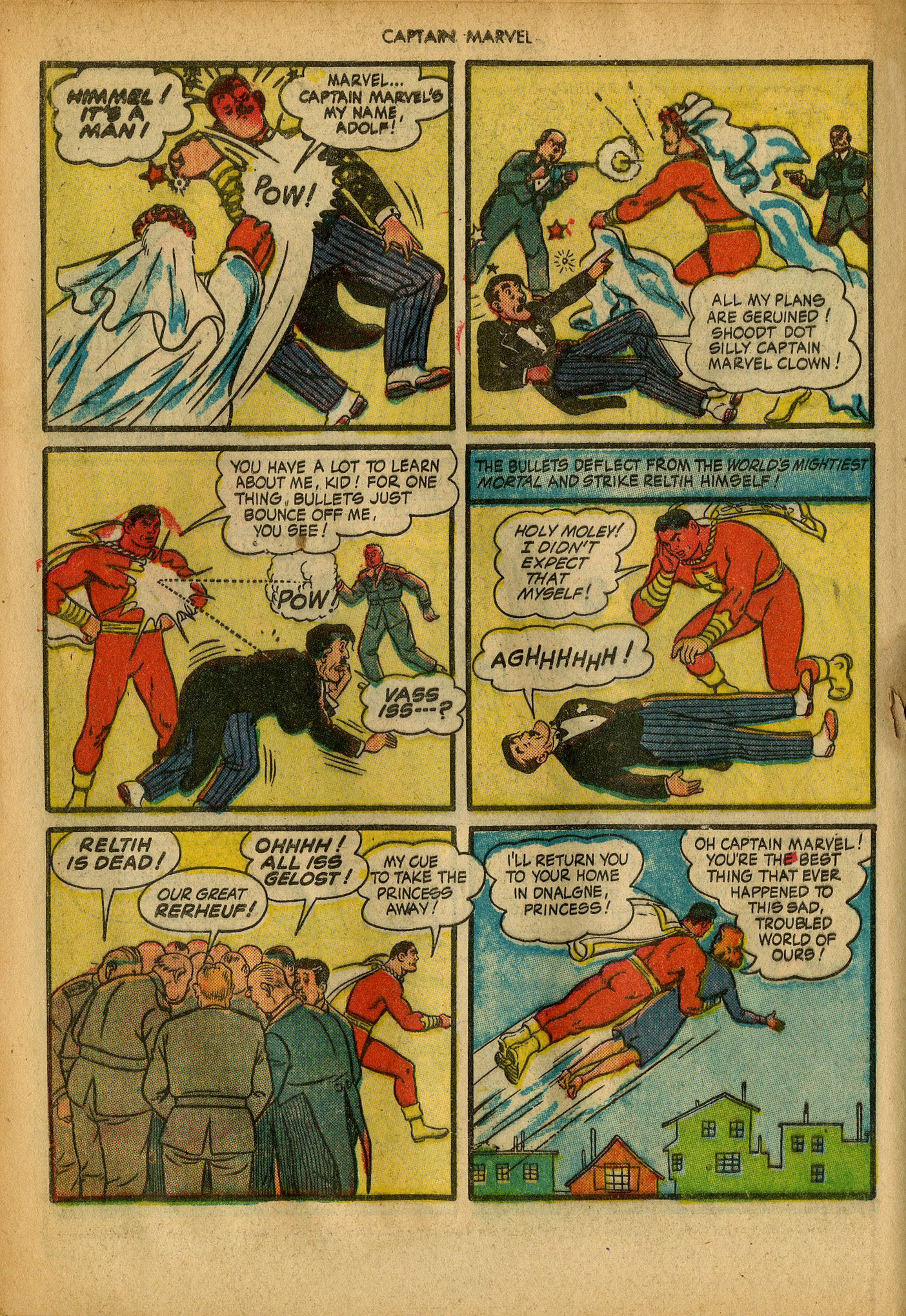 Read online Captain Marvel Adventures comic -  Issue #35 - 42
