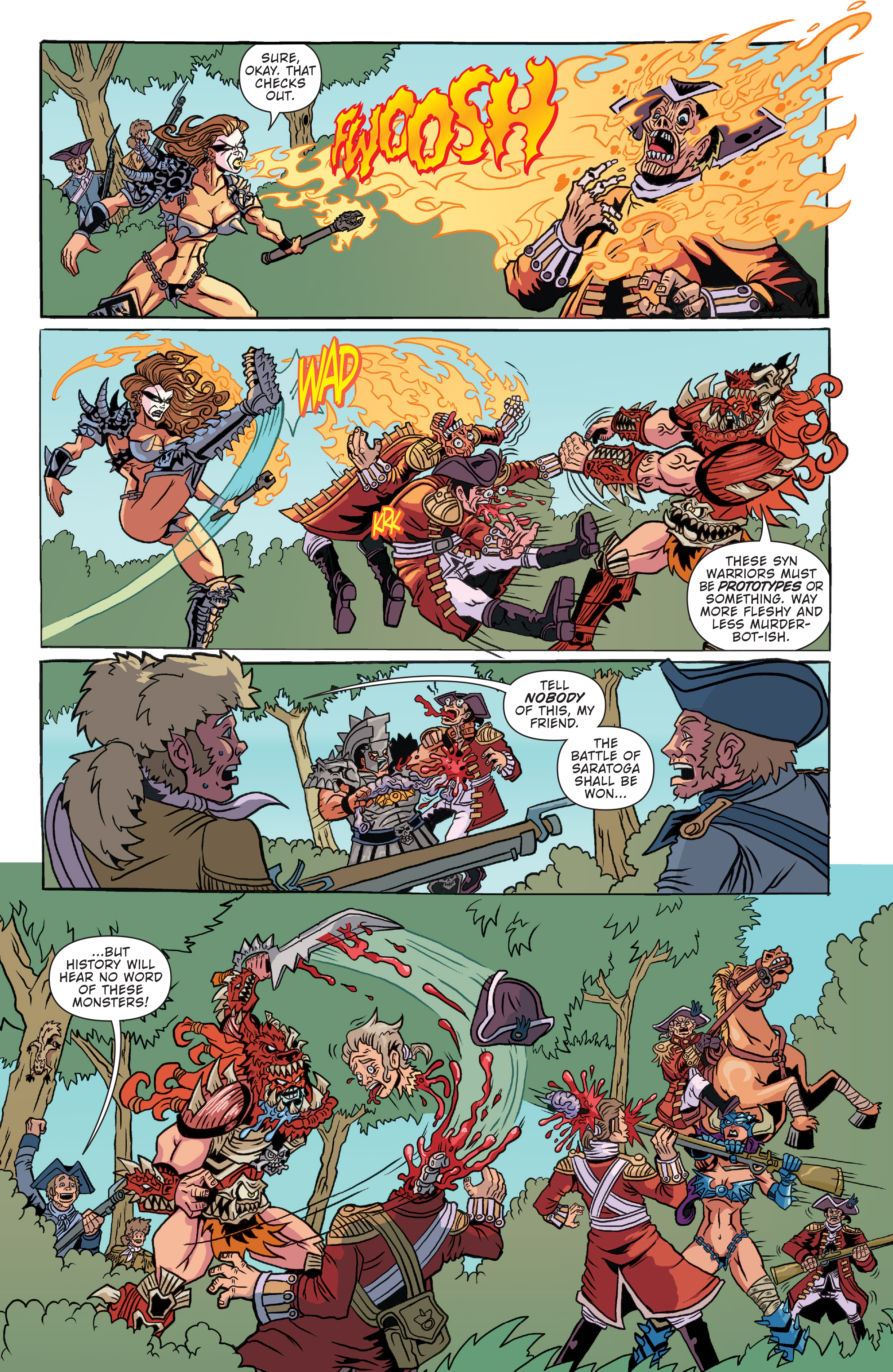 Read online Gwar: Orgasmageddon comic -  Issue #1 - 13