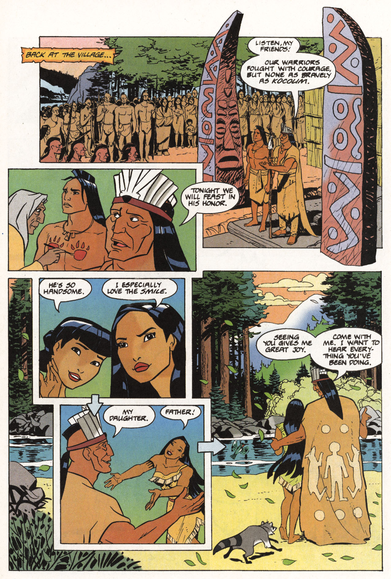 Read online Disney's Pocahontas comic -  Issue #1 - 9