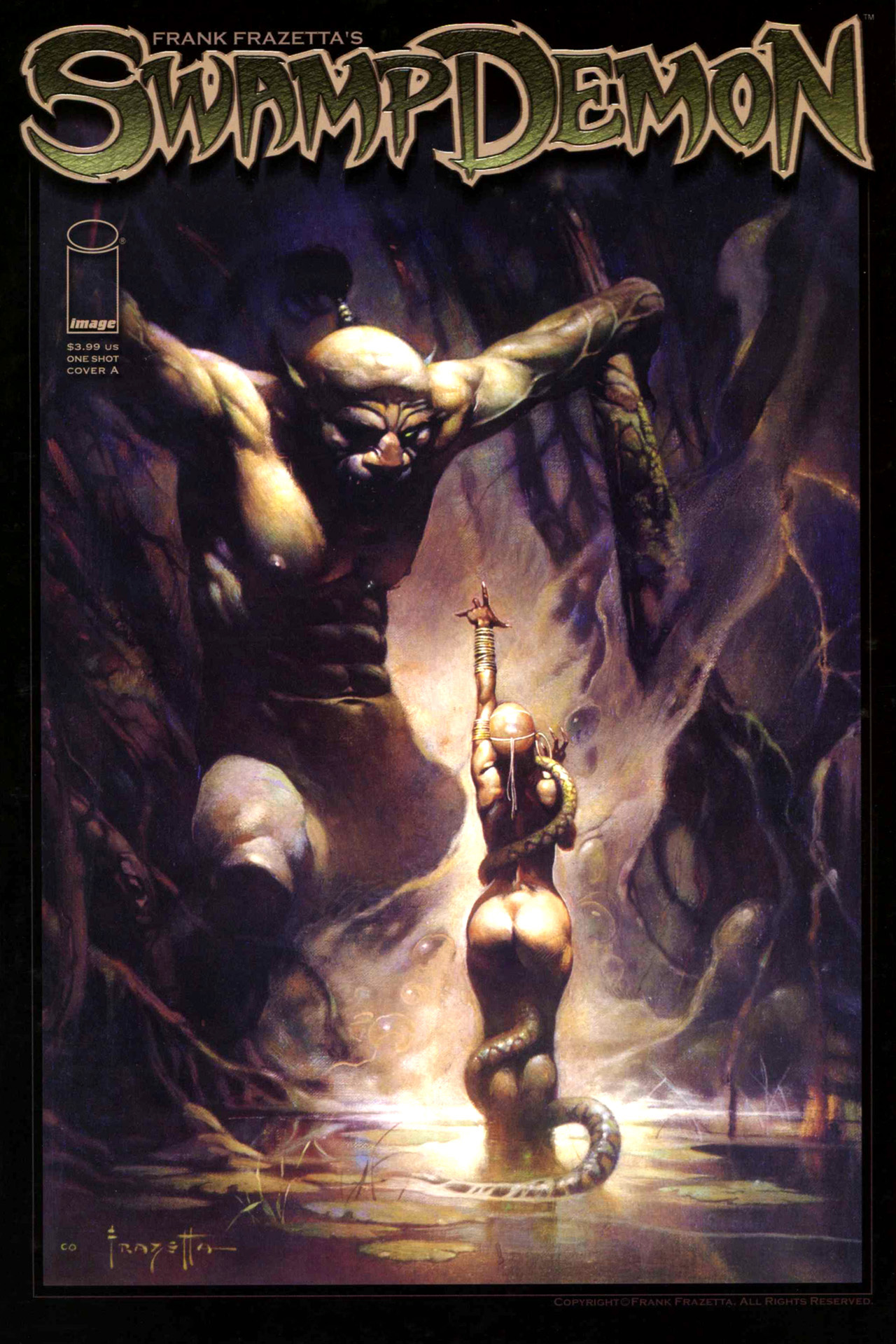 Read online Frank Frazetta's Swamp Demon comic -  Issue # Full - 1