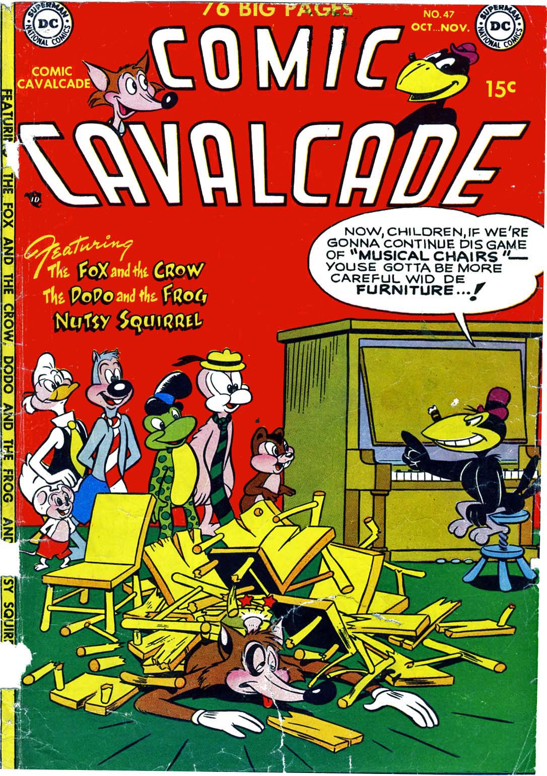 Read online Comic Cavalcade comic -  Issue #47 - 1