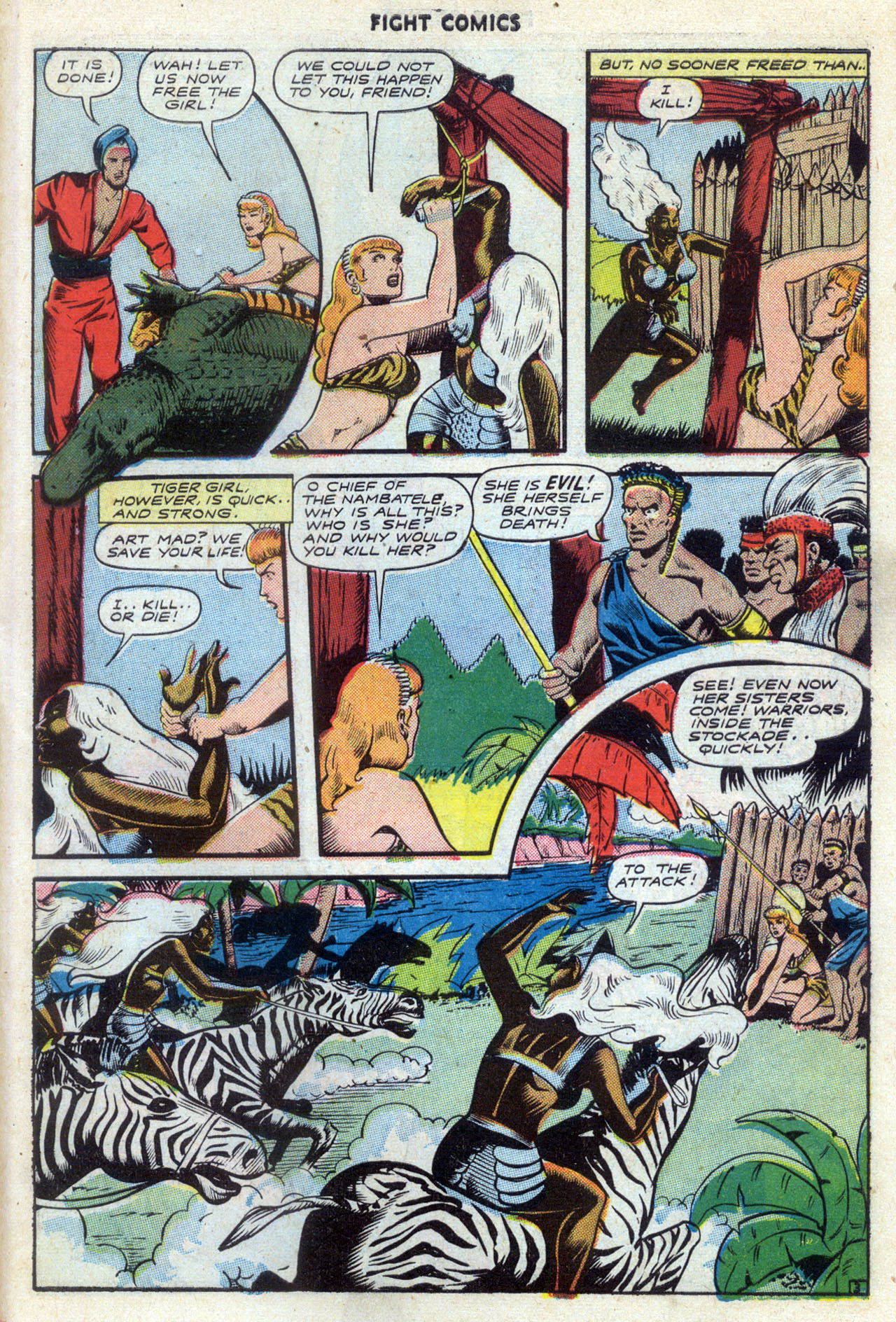 Read online Fight Comics comic -  Issue #39 - 43