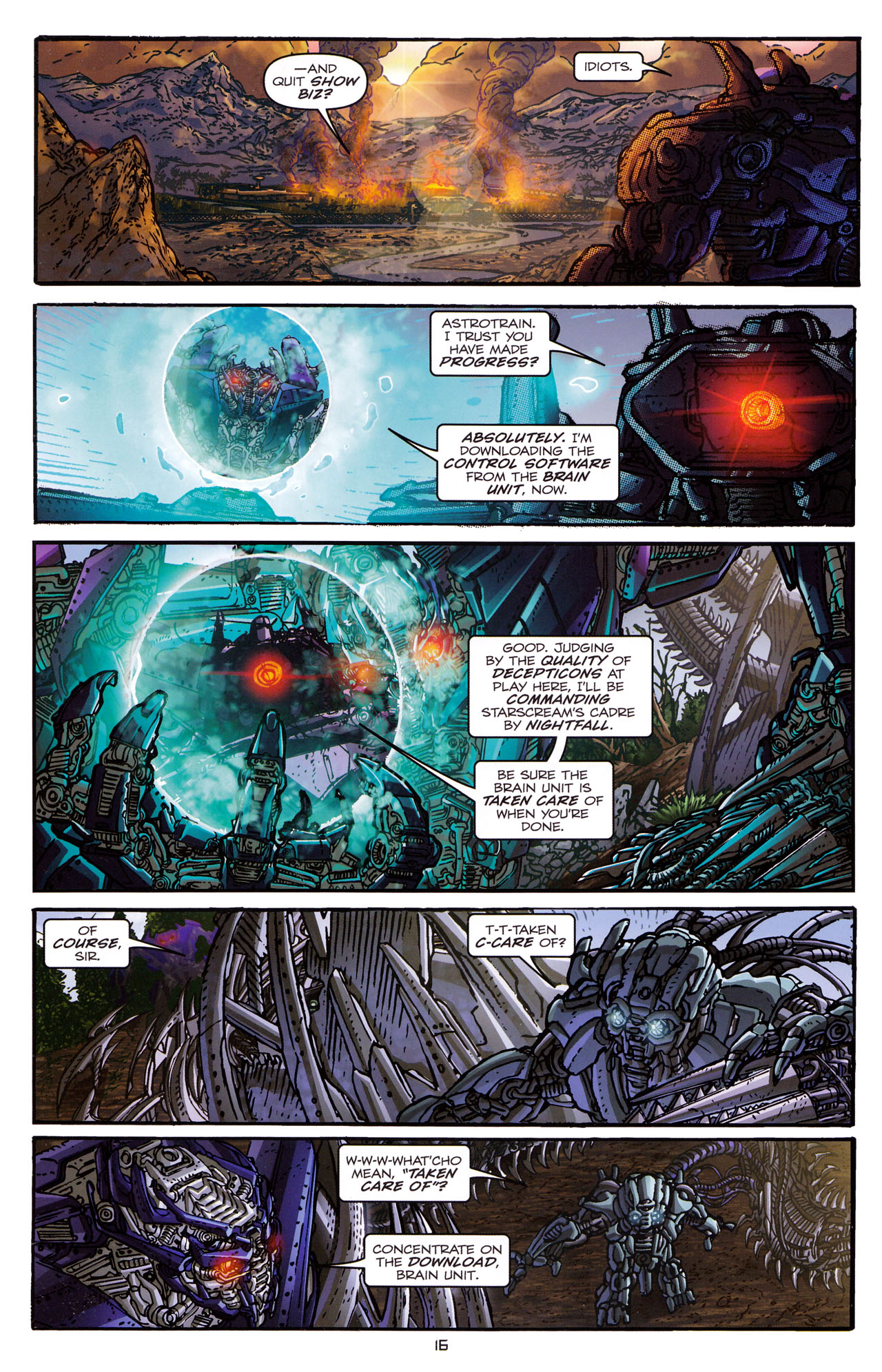 Read online Transformers: Dark of the Moon Rising Storm comic -  Issue #1 - 19